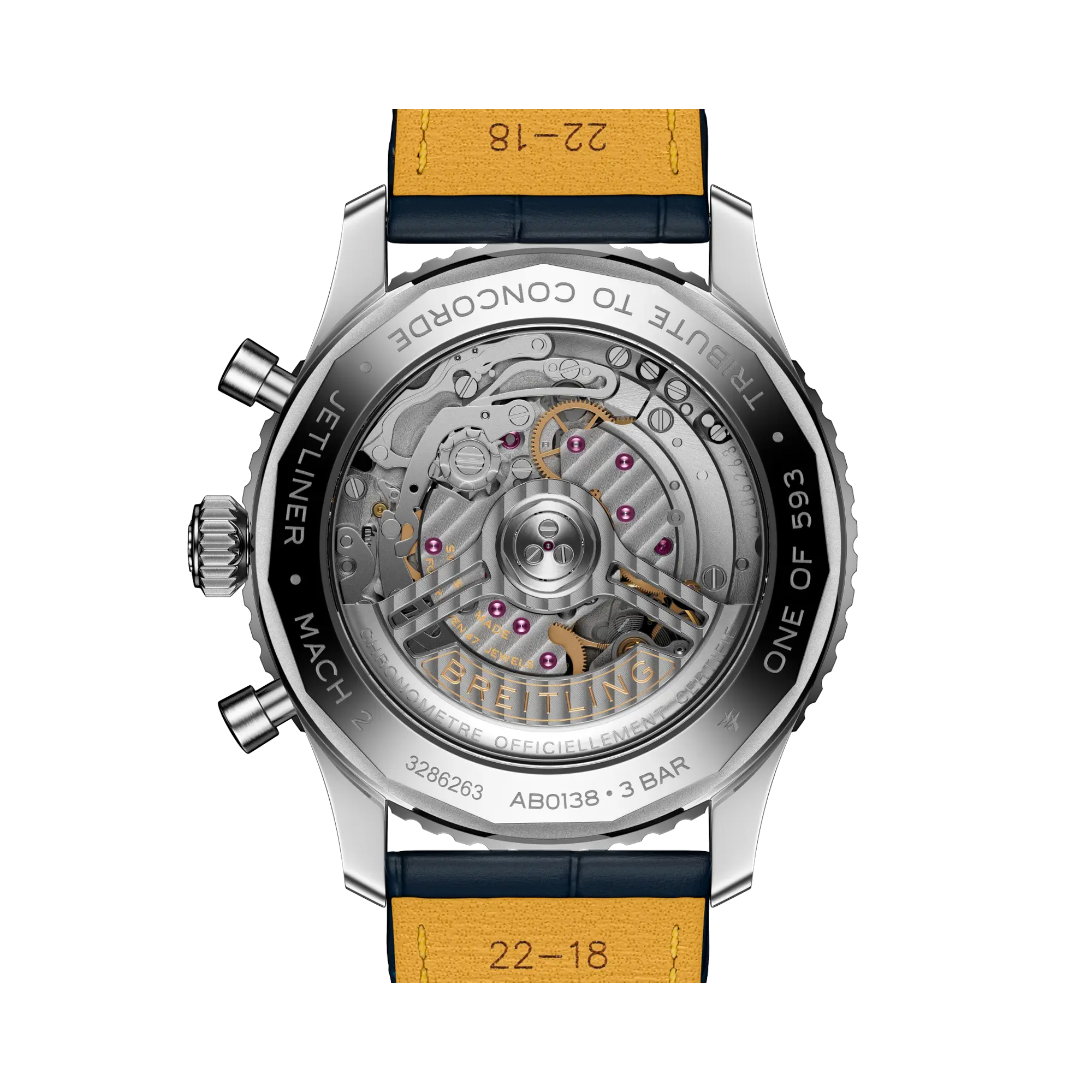 Breitling Navitimer B01 Chronograph 43 43mm, Blue Dial, Baton Numerals_4