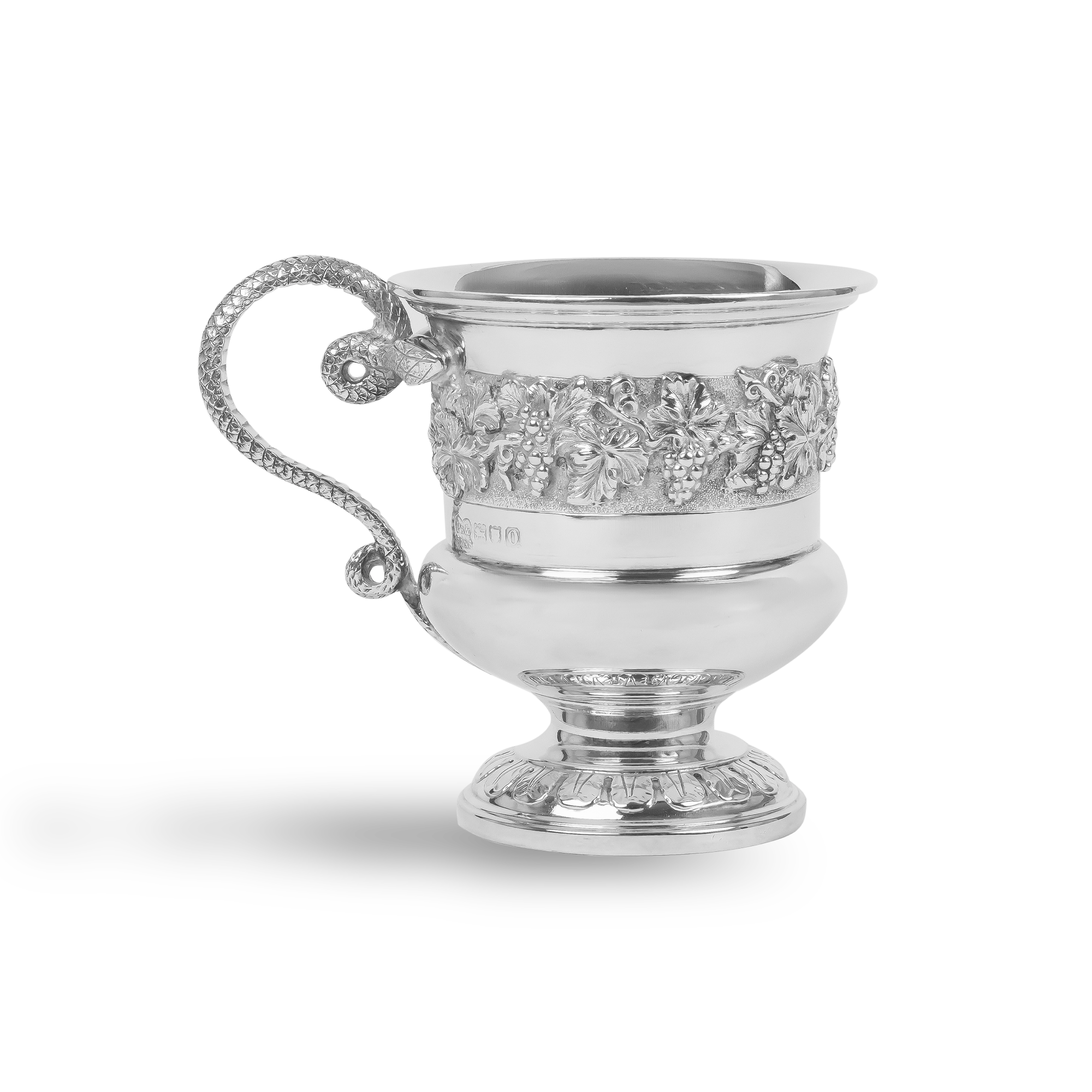 Silver Edward VII Ornate Mug _1