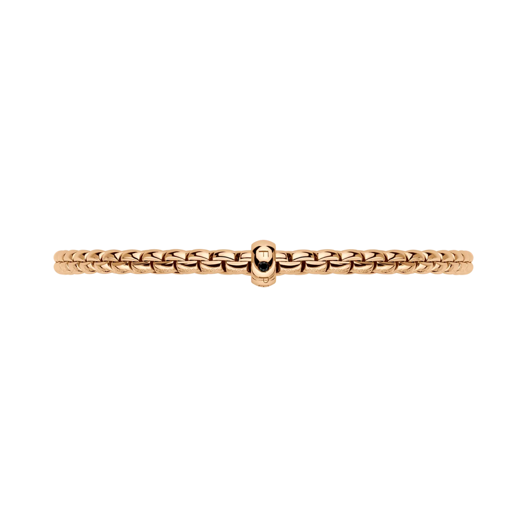 FOPE Eka Flex'it 0.01ct Black Diamond Bracelet Brilliant Cut, Rubover Set_3