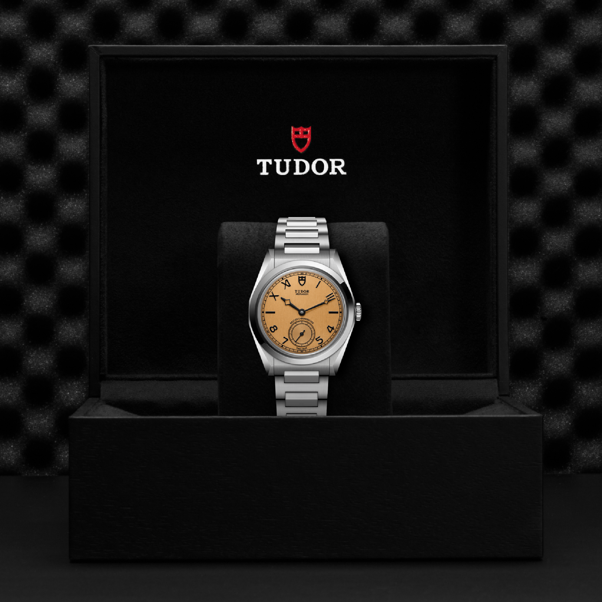 Tudor Monarch 39mm, Champagne Dial, Arabic/Roman Numerals_4