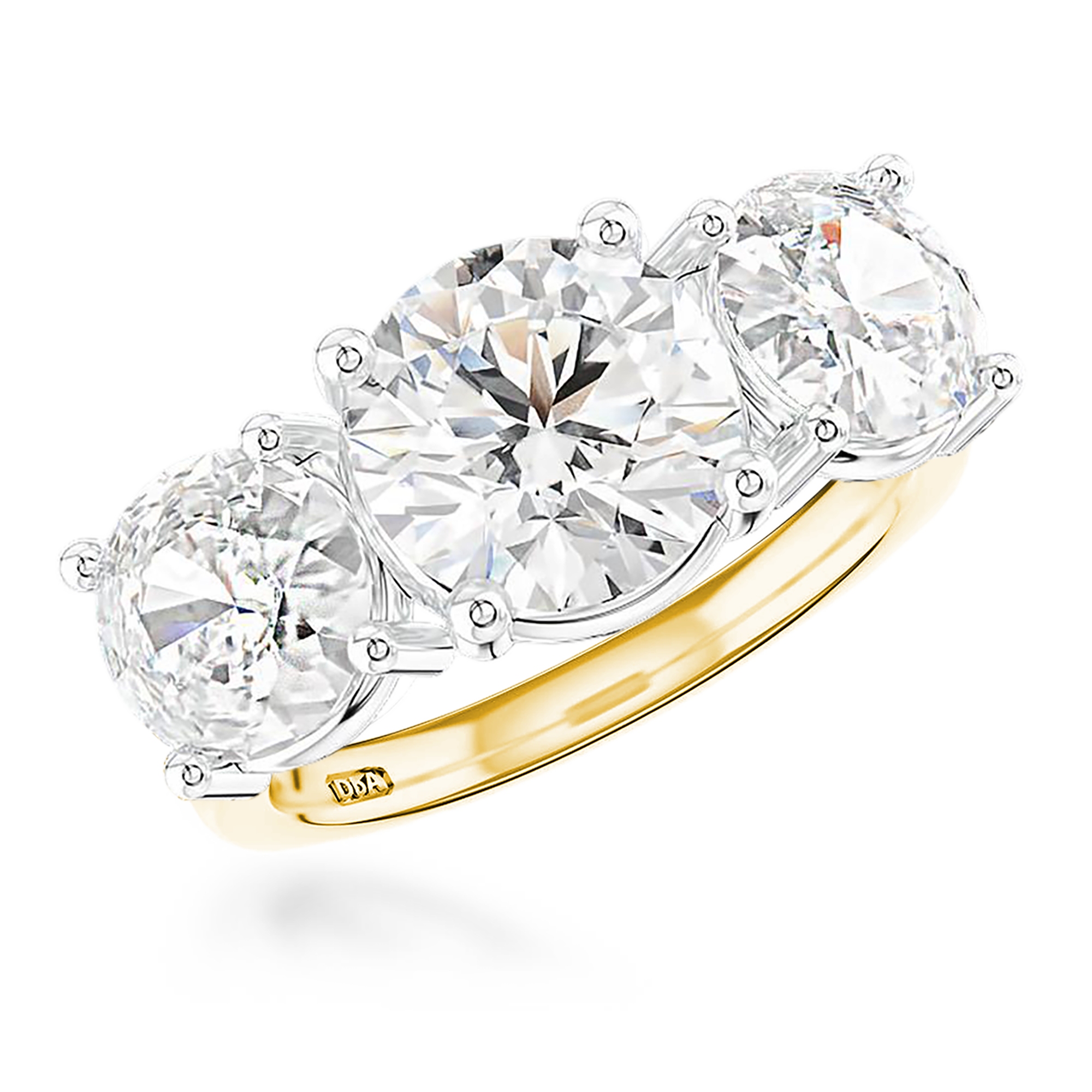 Duchess 1.20ct Diamond Three Stone Ring Brilliant cut, Claw set_1
