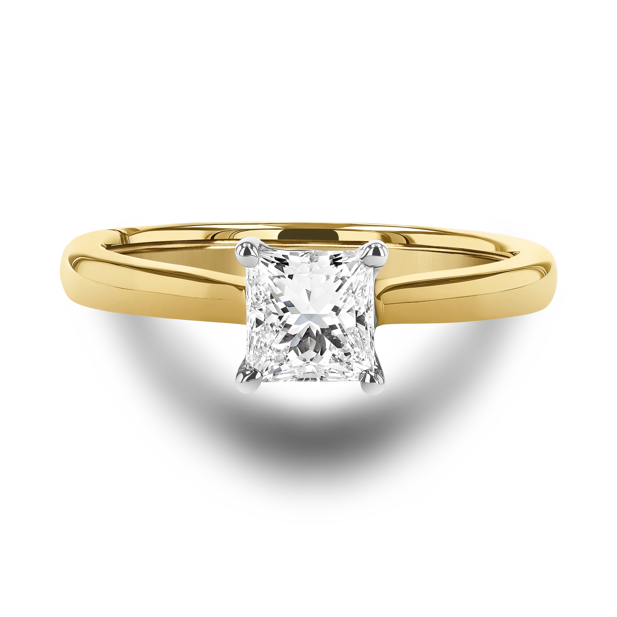 Gaia 0.40ct Princess Cut Diamond Ring Princess Cut, Claw Set_2