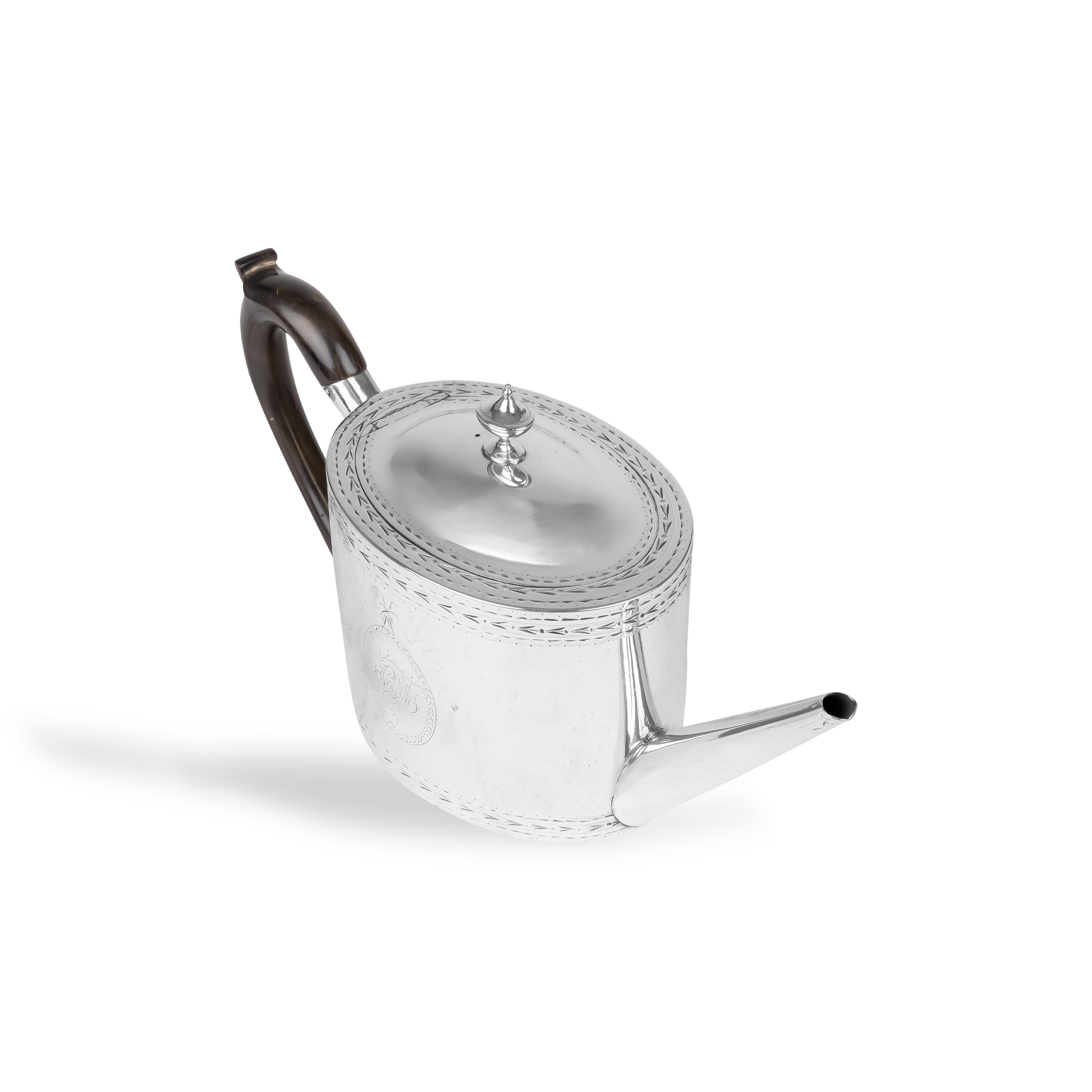 Silver George III Tea Pot Hallmarked London_3