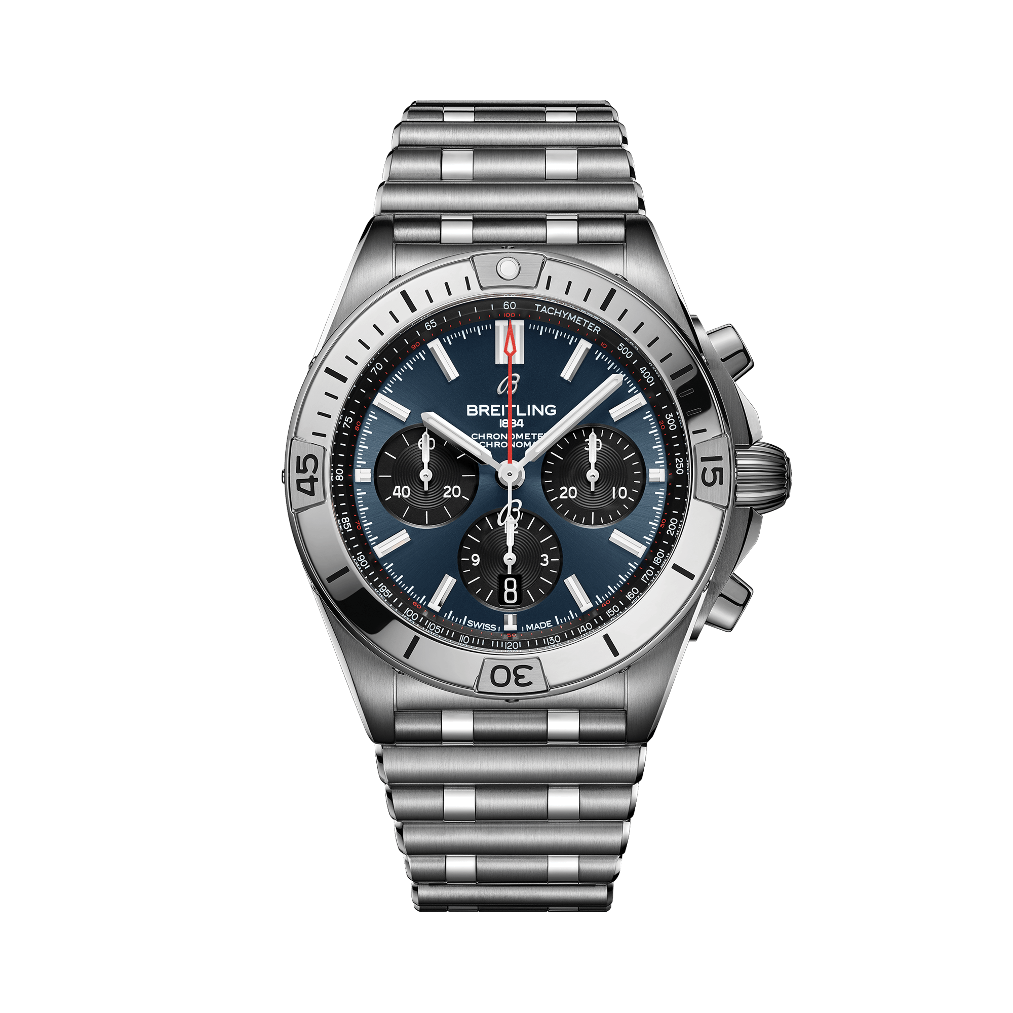 Breitling Chronomat B01 42 42mm, Blue Dial, Baton Numerals_1