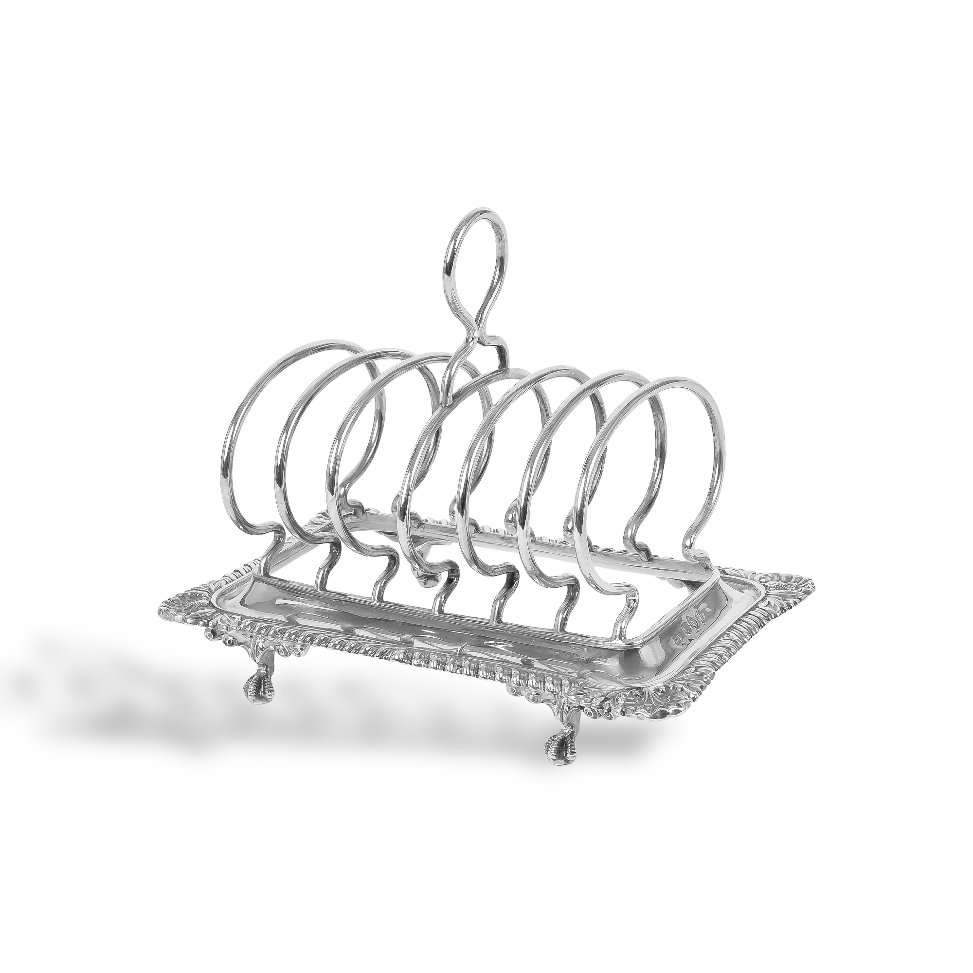 Silver Toast Rack on Feet _1