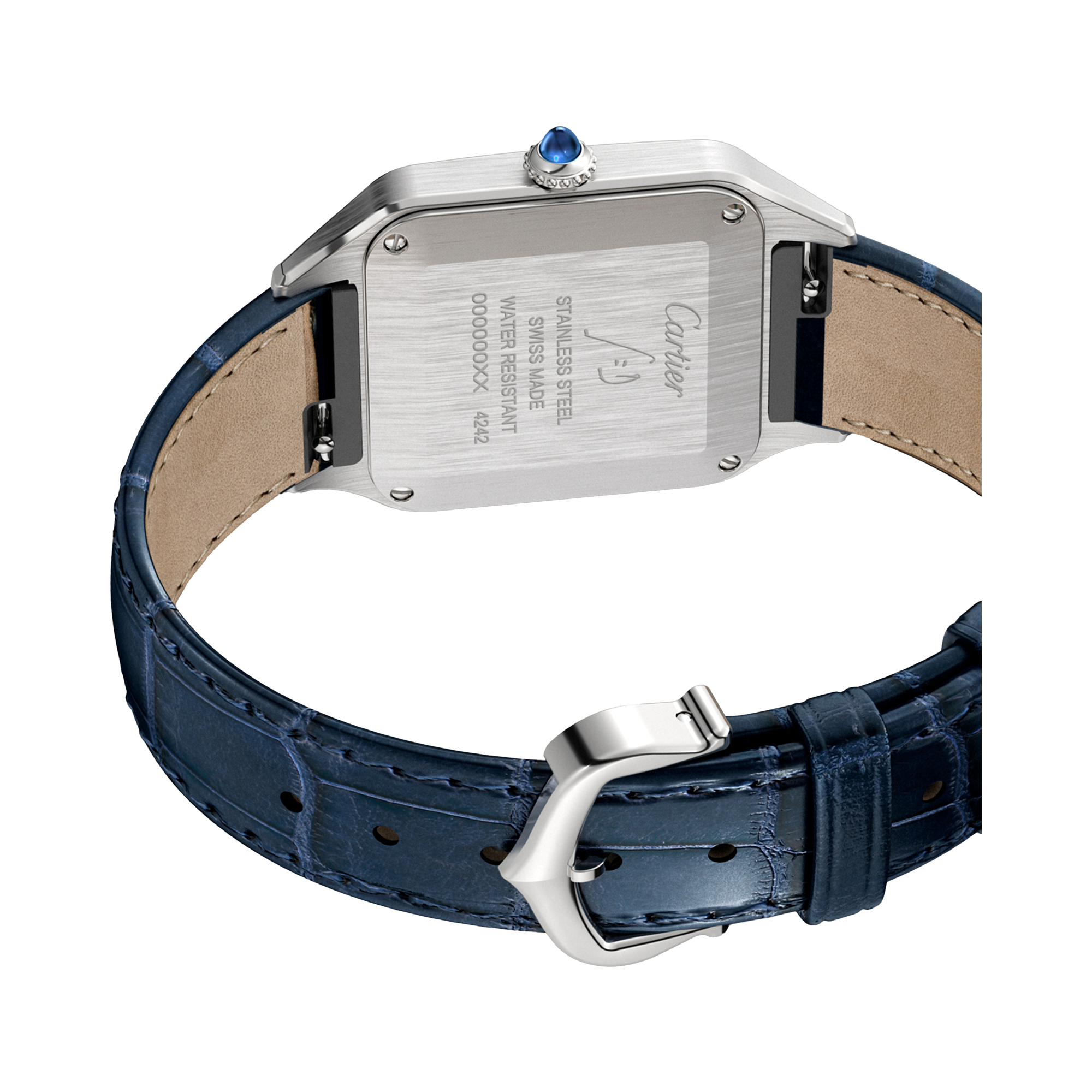 Cartier Santos-Dumont Small, Silver Dial, Roman Numerals_4