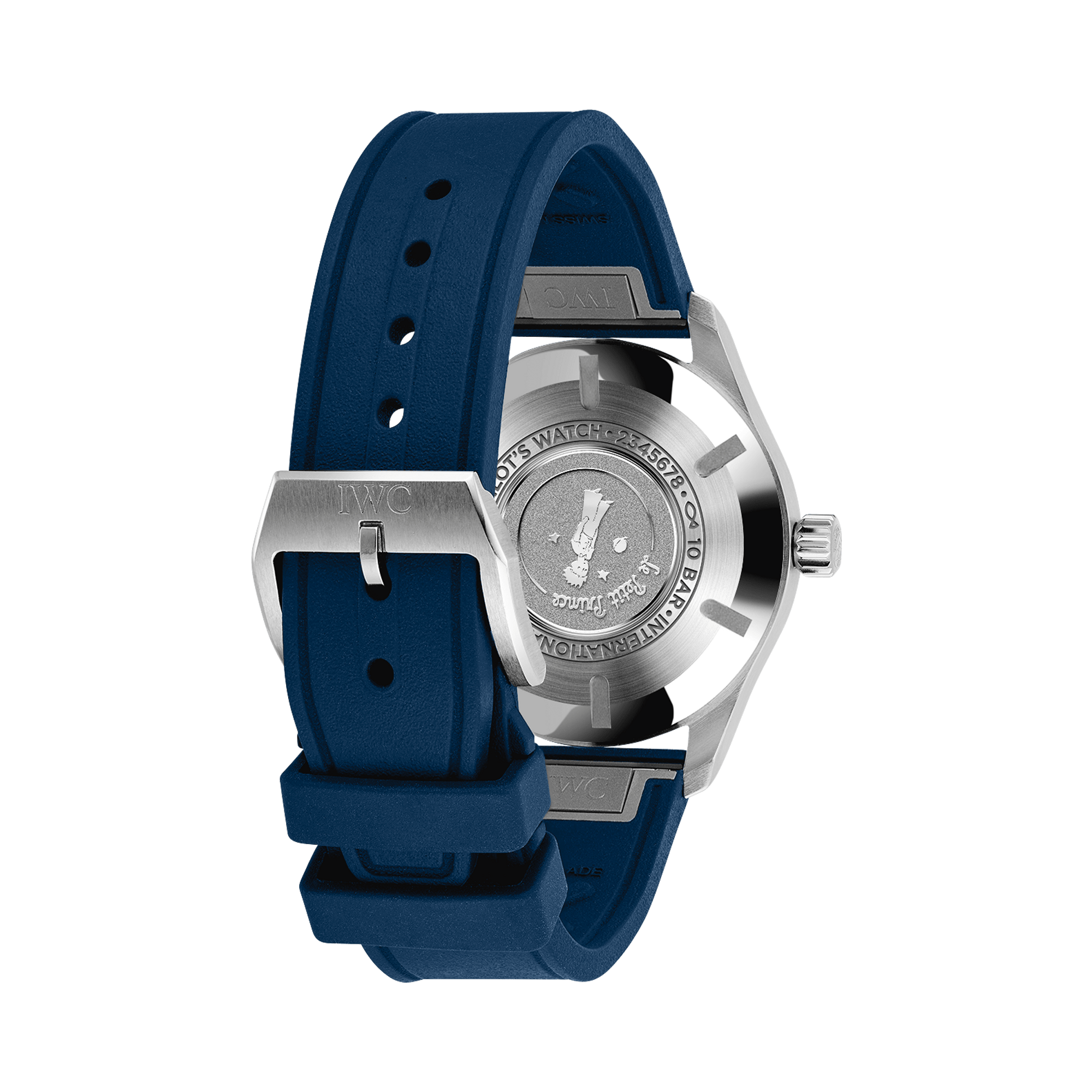 IWC Pilot's Mark XX Le Petit Prince 40mm, Blue Dial, Arabic Numerals_4