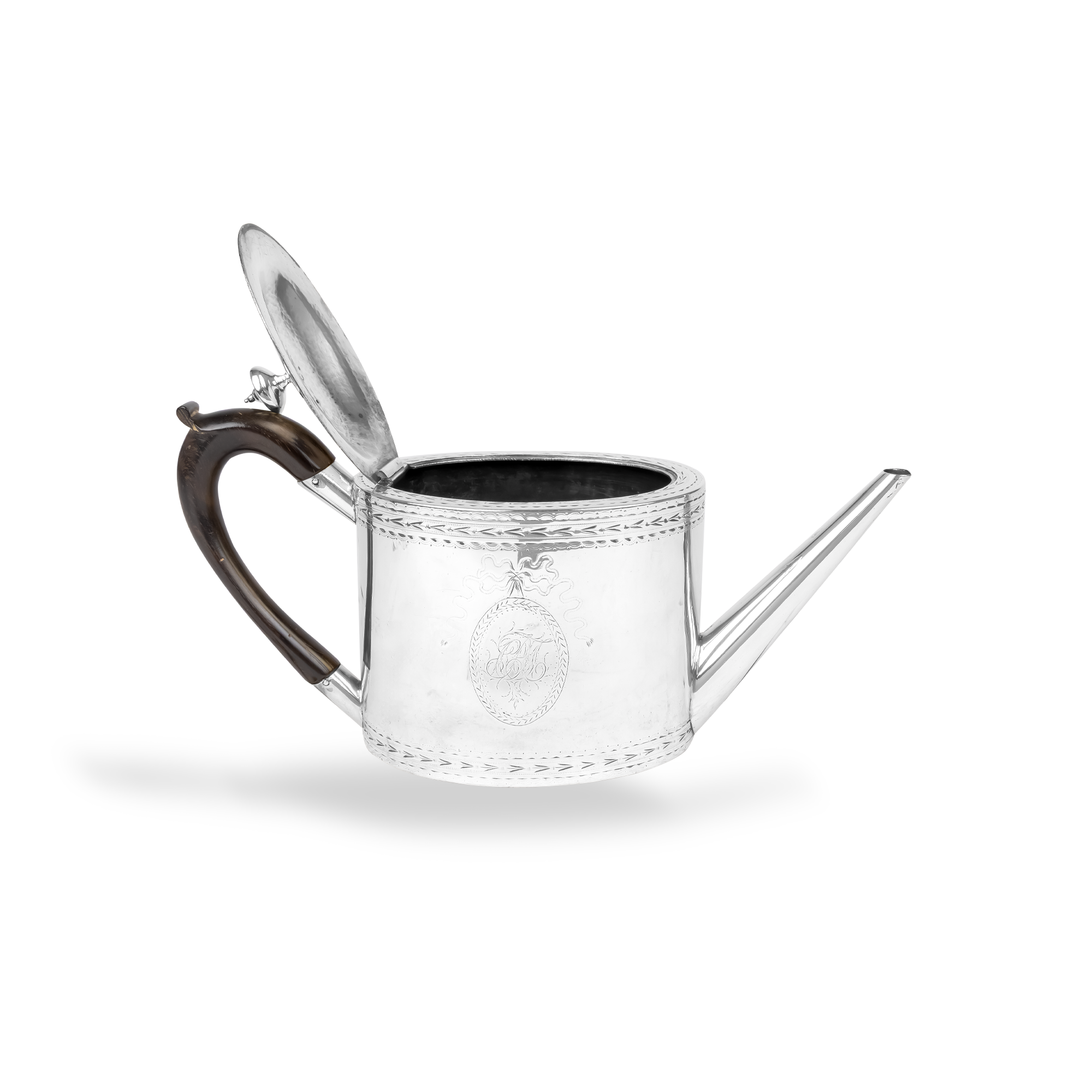 Silver George III Tea Pot Hallmarked London_2