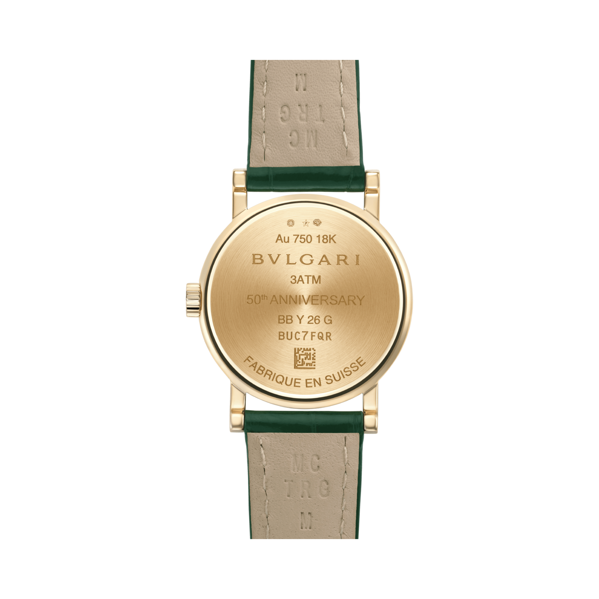 Bvlgari Bvlgari 26mm, Green Diamond set Dial_4