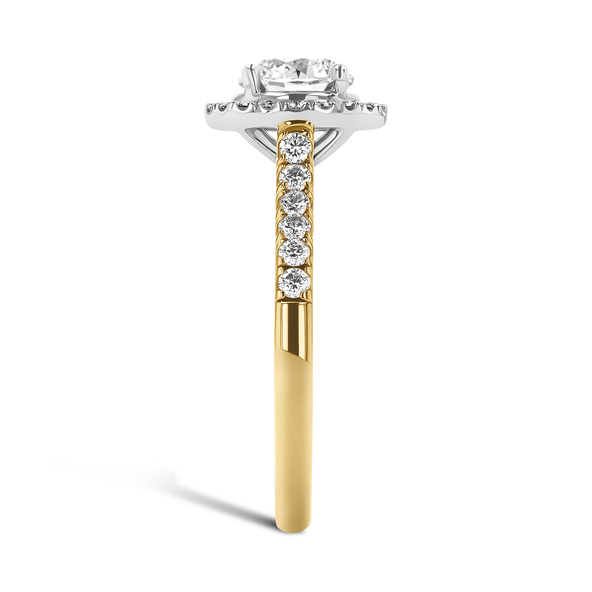 Celestial 0.40ct Brilliant Cut Diamond Cluster Ring Brilliant cut, Claw set_4