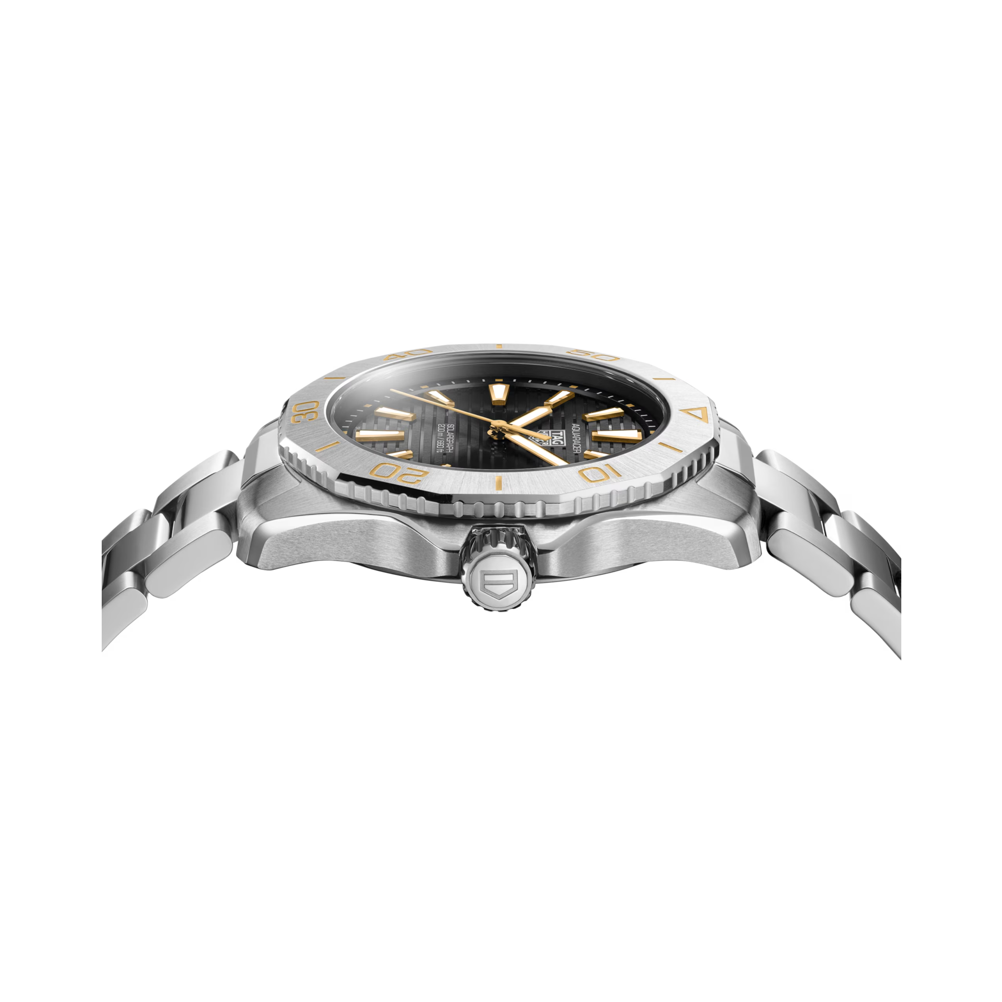 Tag Heuer Aquaracer Professional 200 40mm, Black Dial, Baton Numerals_2