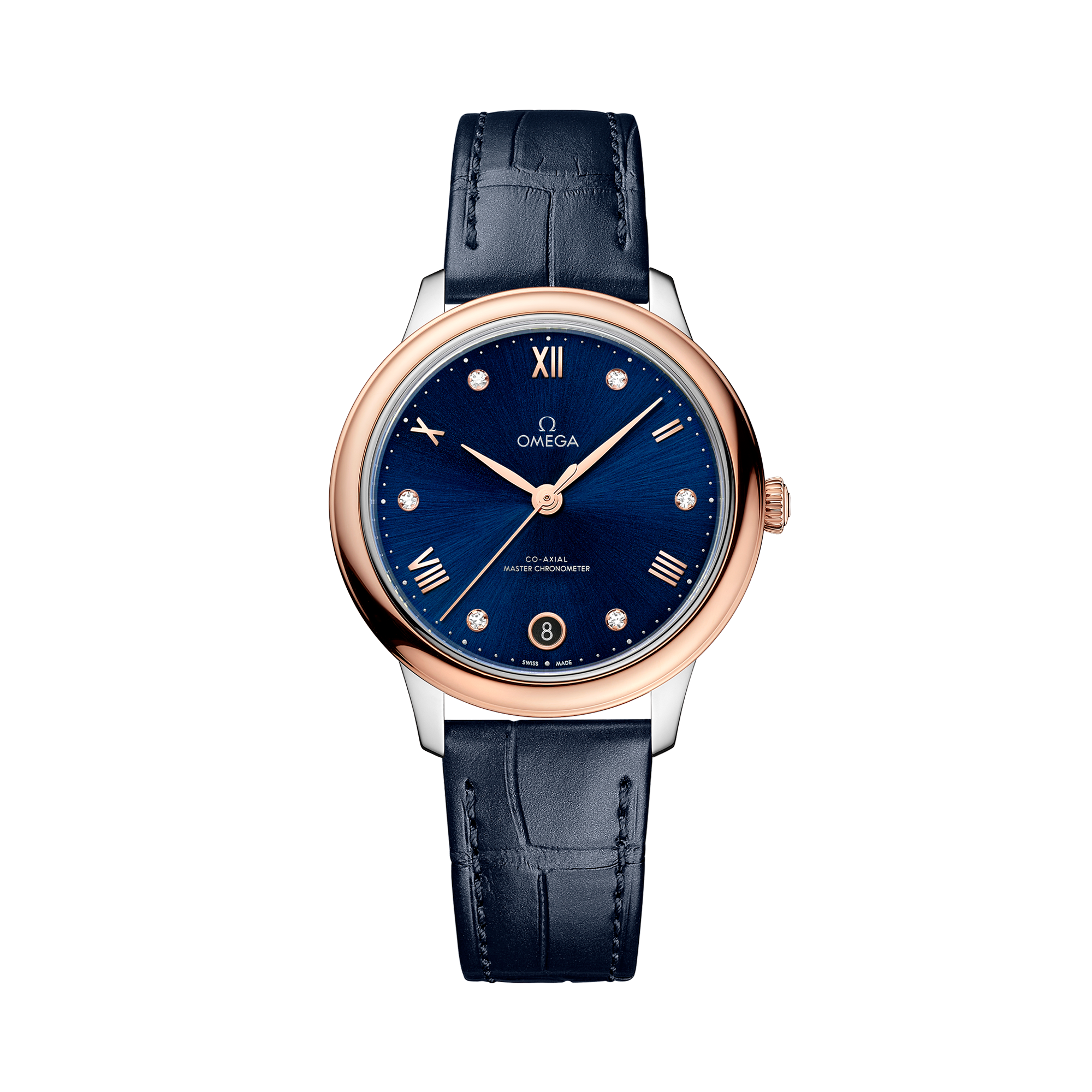 OMEGA De Ville Prestige 34mm, Blue Dial, Roman Numeral_1