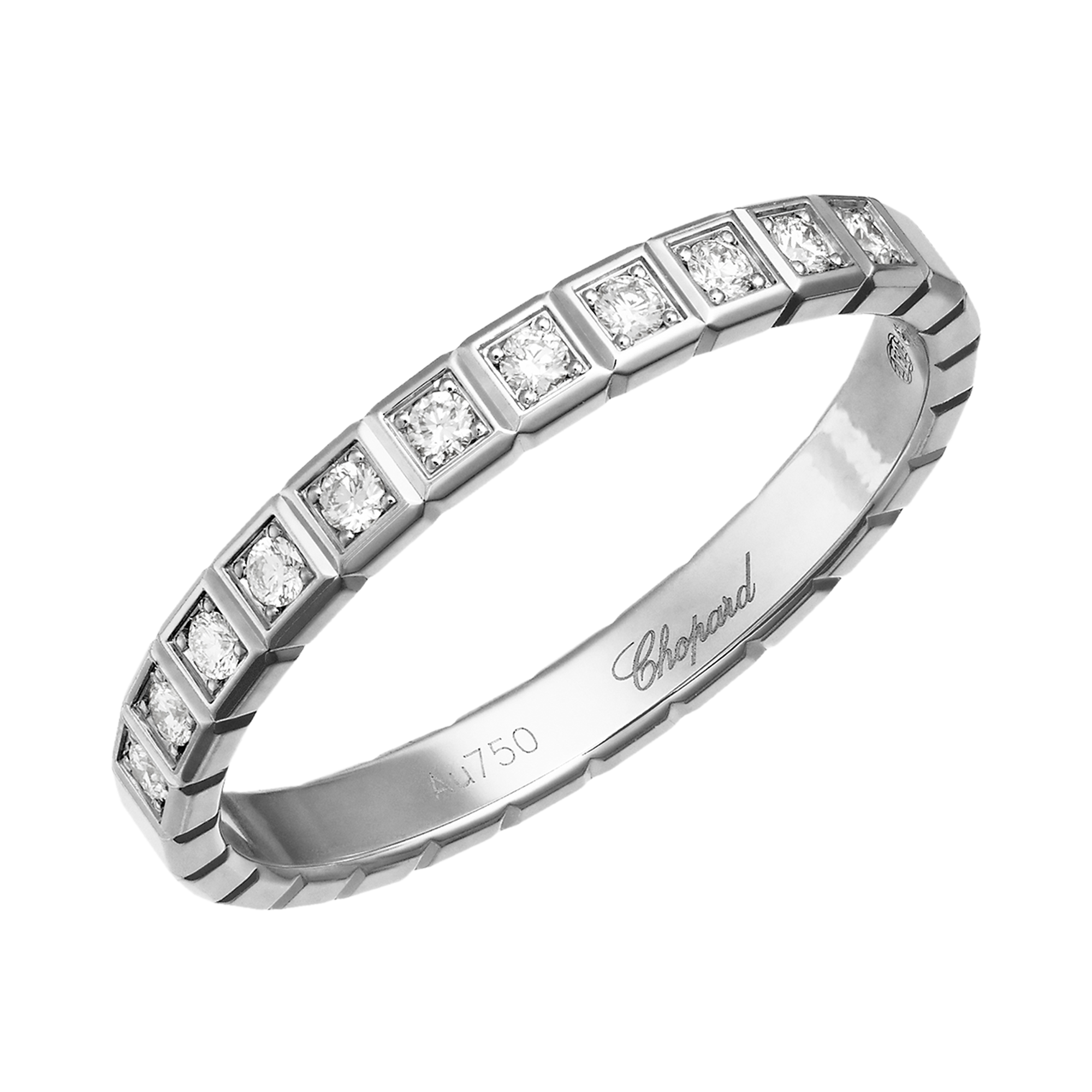 Chopard Ice Cube Diamond Ring Brilliant Cut, Channel Set_1