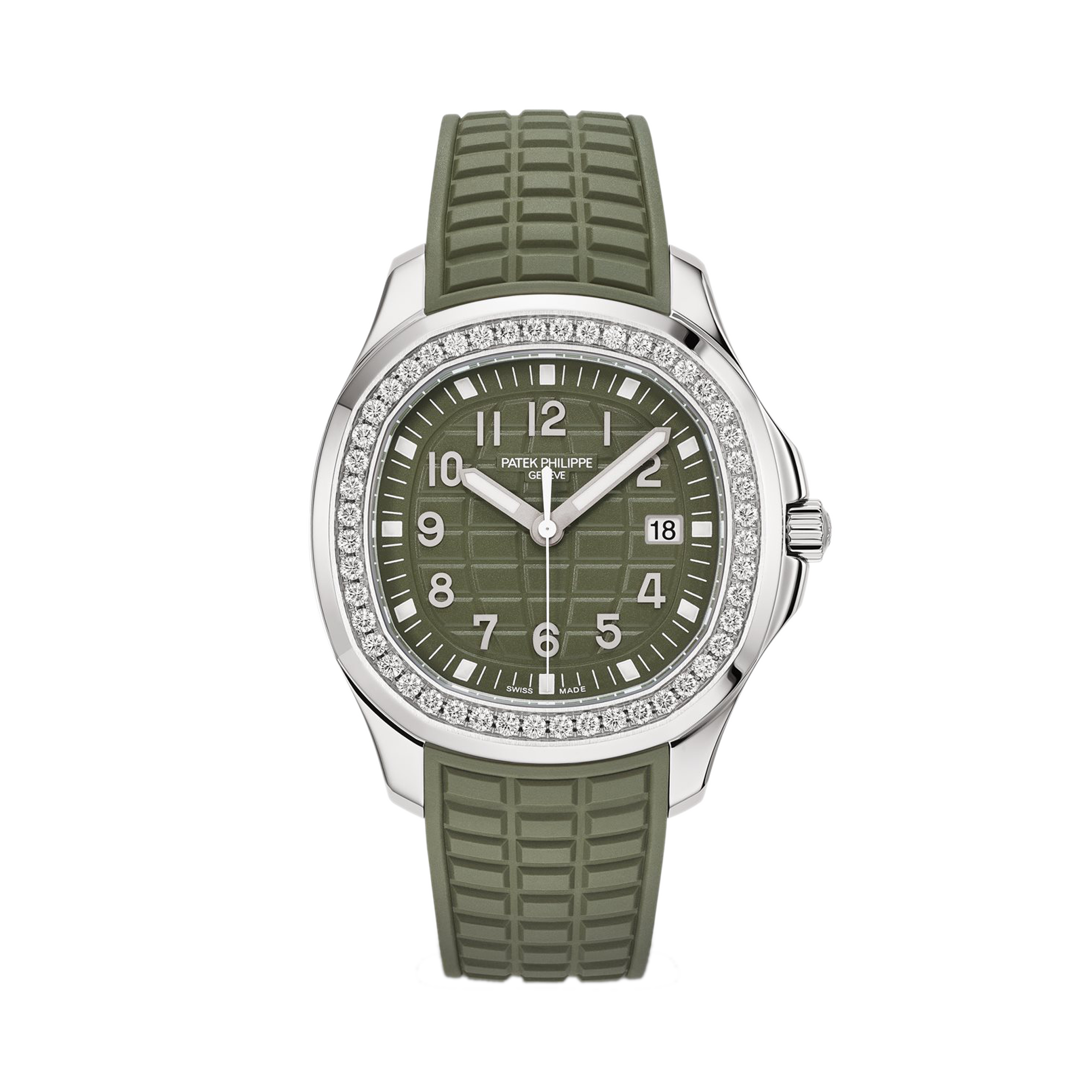 Patek Philippe Aquanaut 38.8mm, Green Dial, Arabic Numerals_1