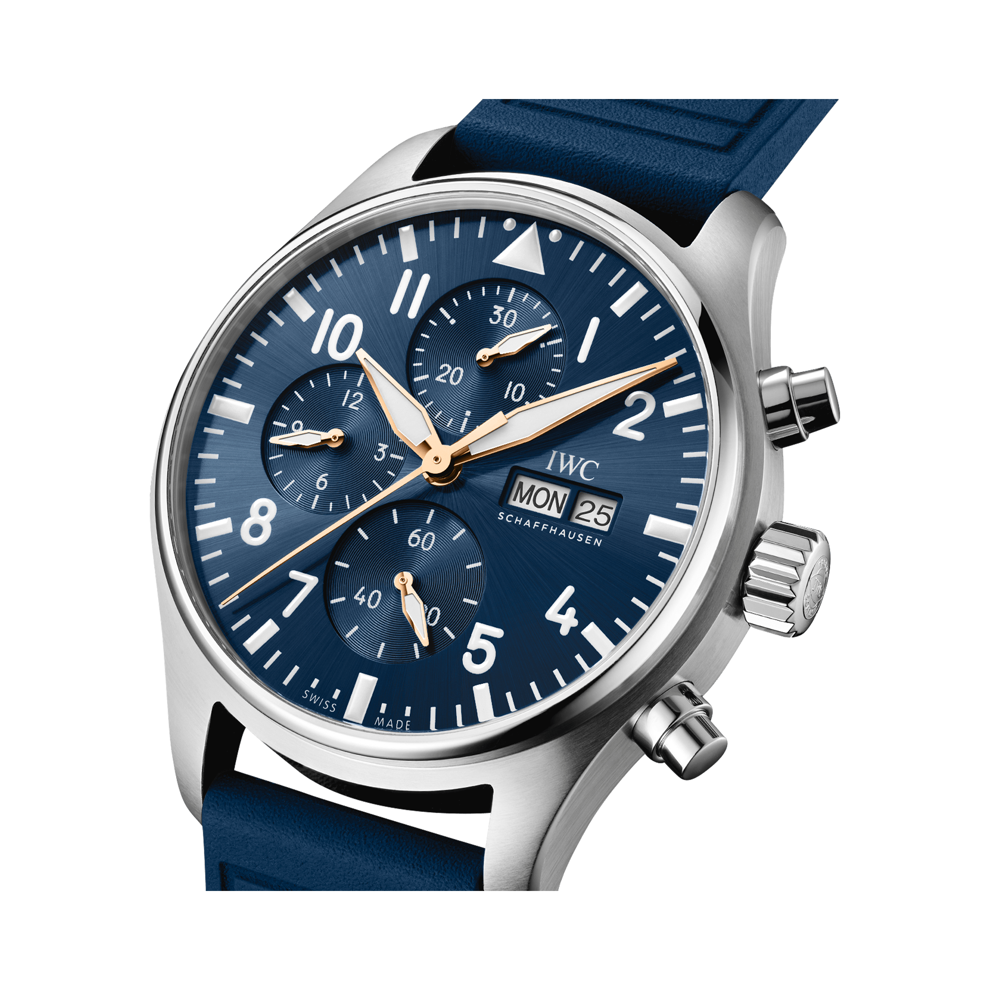 IWC Pilot's Chronograph 43mm, Blue Dial, Arabic Numerals_3