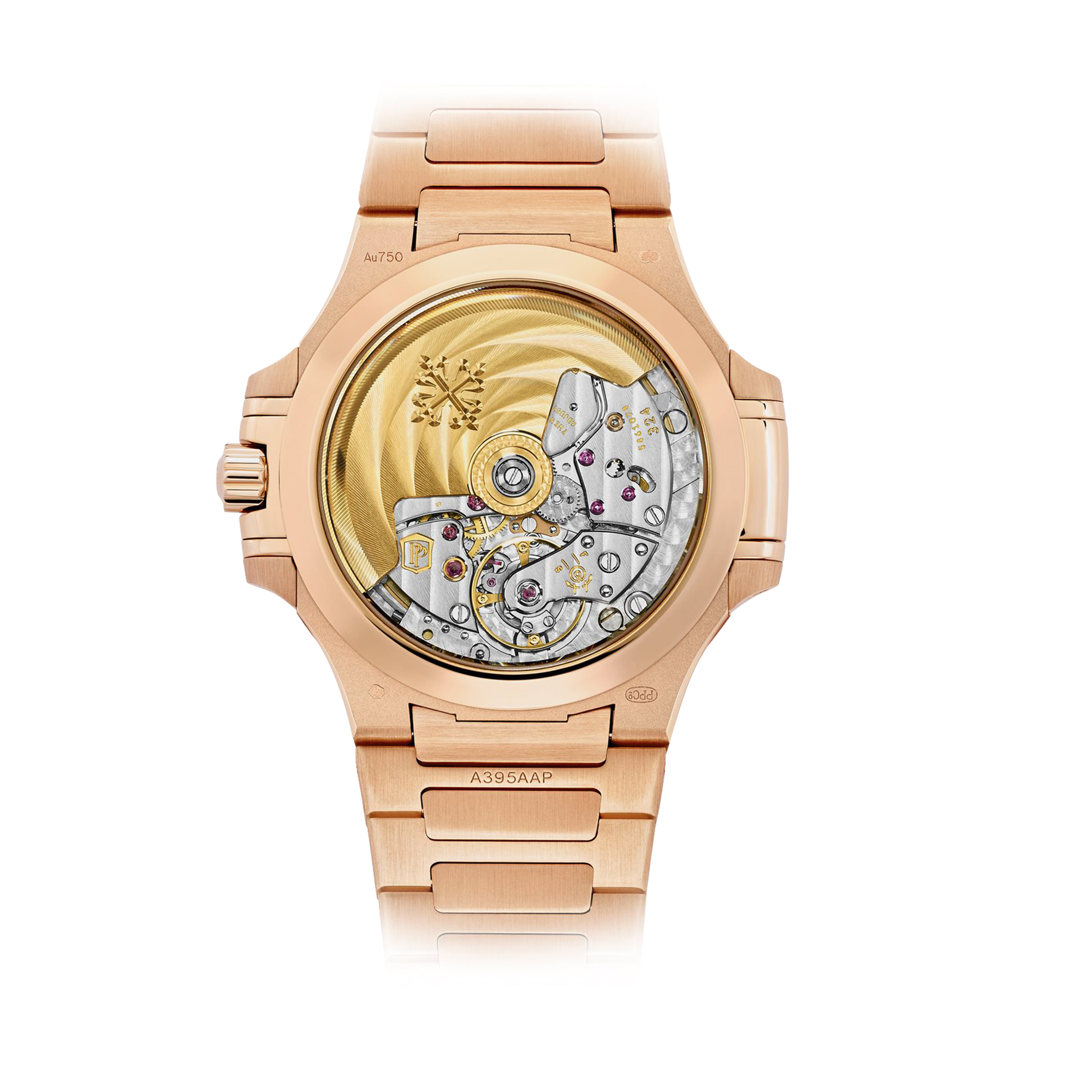 Patek Philippe Nautilus 35.2mm, Gold Dial, Baton Numerals_2