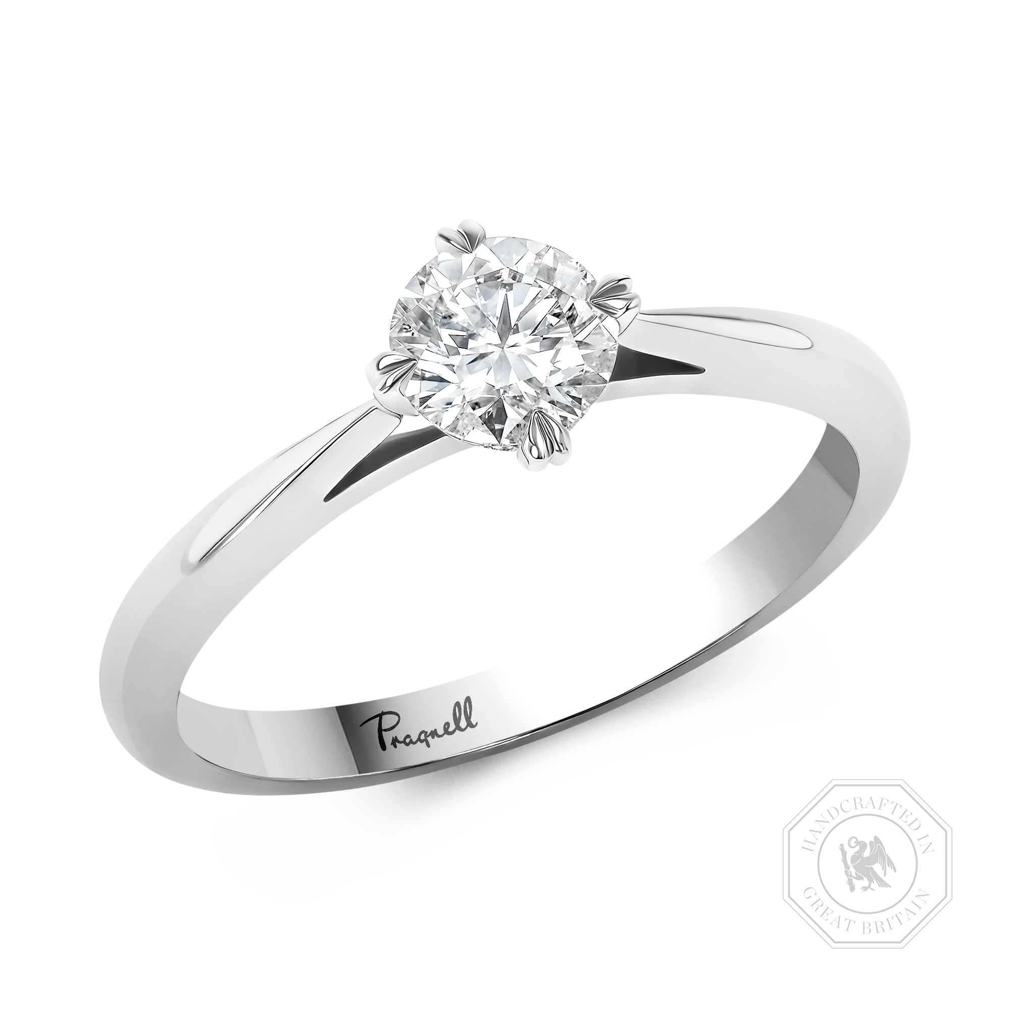Windsor 0.50ct Brilliant Cut Diamond Ring Brilliant cut, Claw set_1