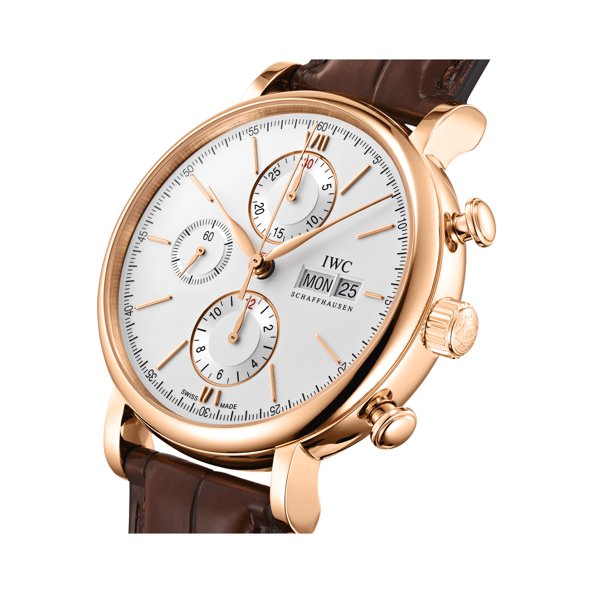 IWC Portofino Chronograph 42mm, Silver Dial, Baton Numerals_3
