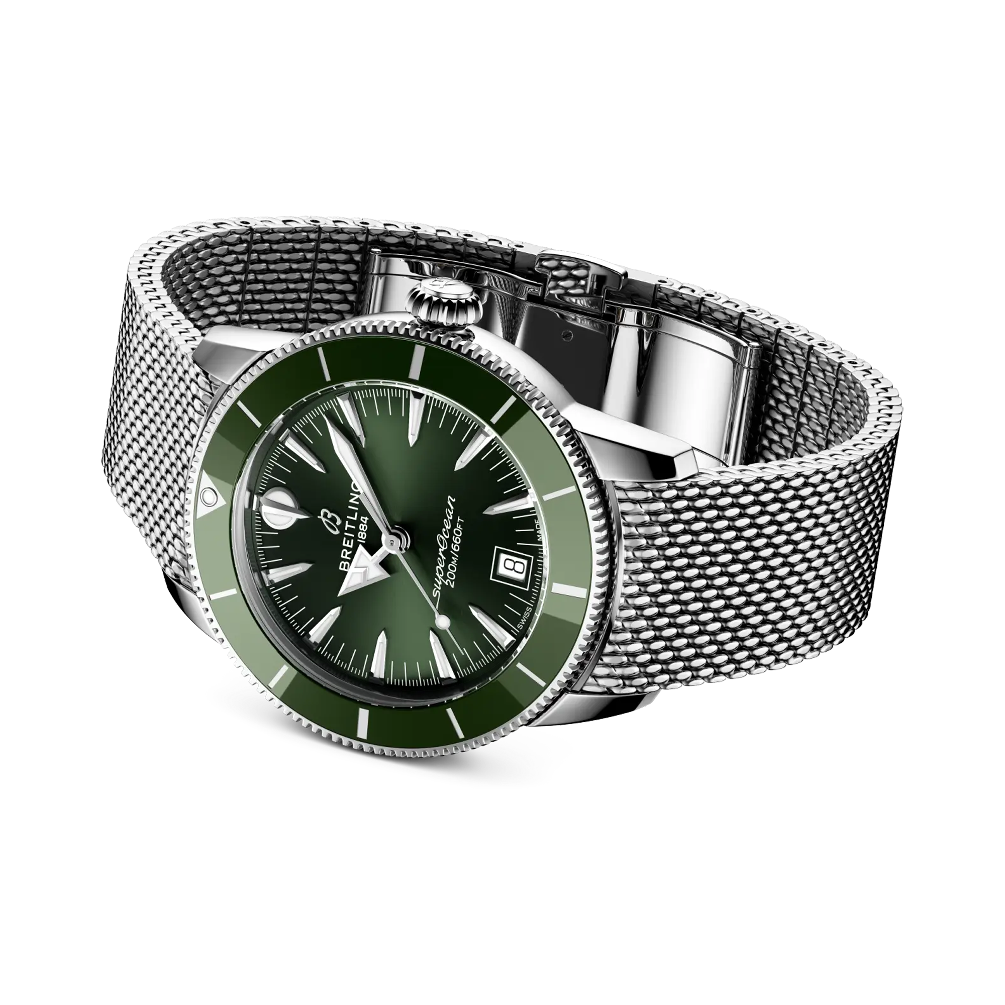 Breitling Superocean Heritage B31 Automatic 40 40mm, Green Dial, Baton Numerals_3