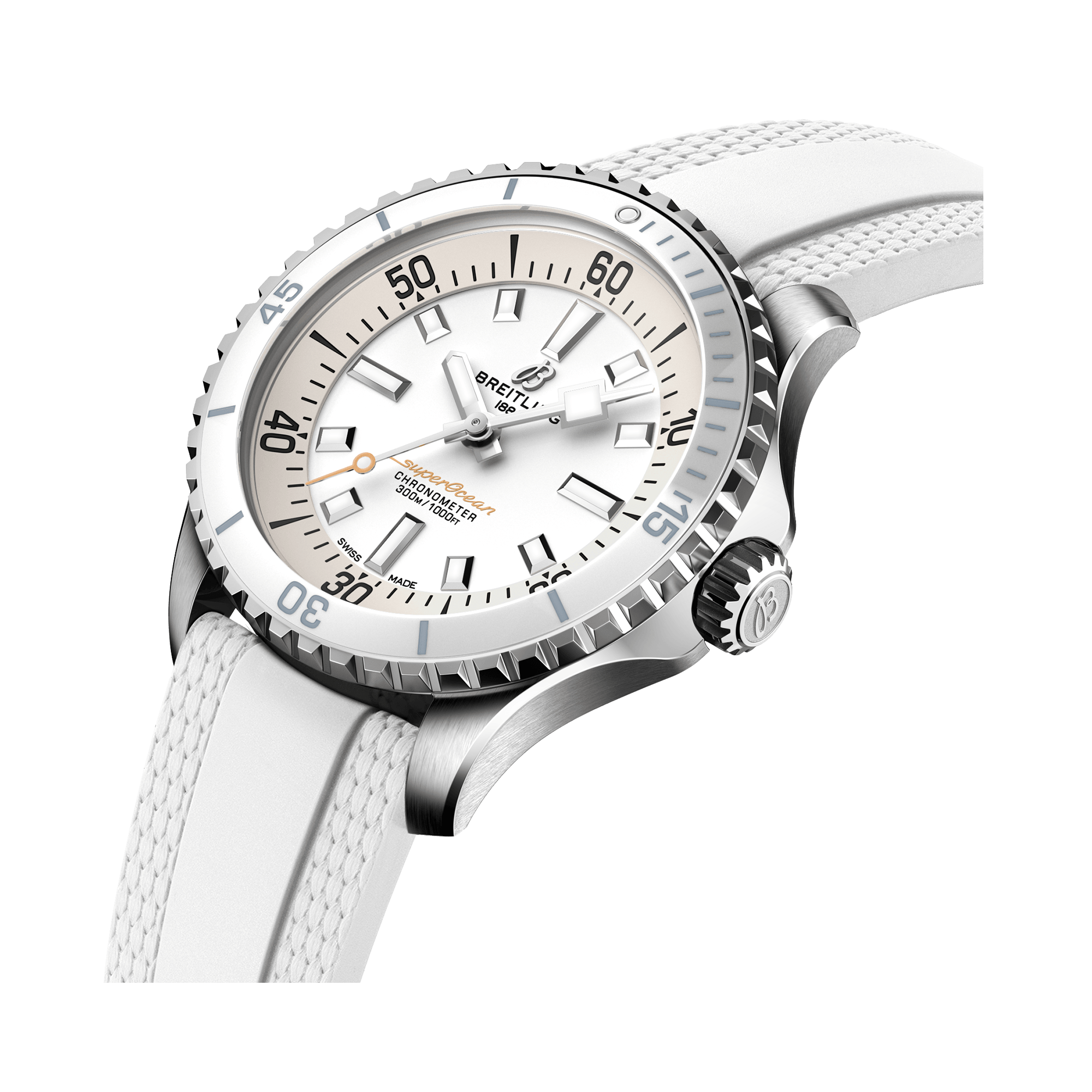 Breitling Superocean Automatic 36 36mm, White Dial, Arabic & Baton Numerals_3