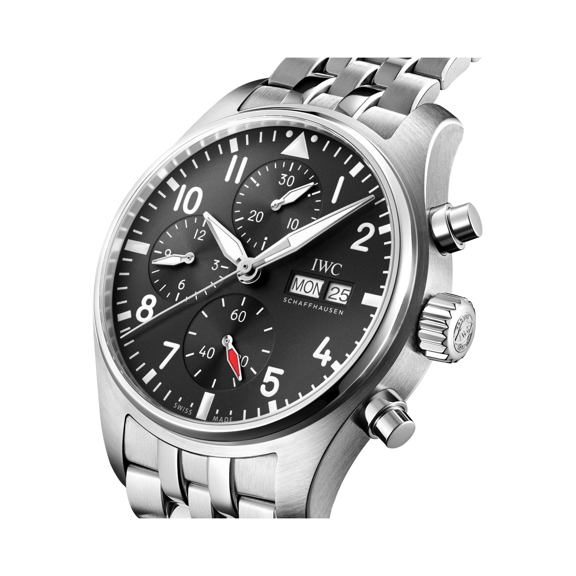 IWC Pilot's Chronograph 41 41mm, Black Dial, Arabic Numerals_3