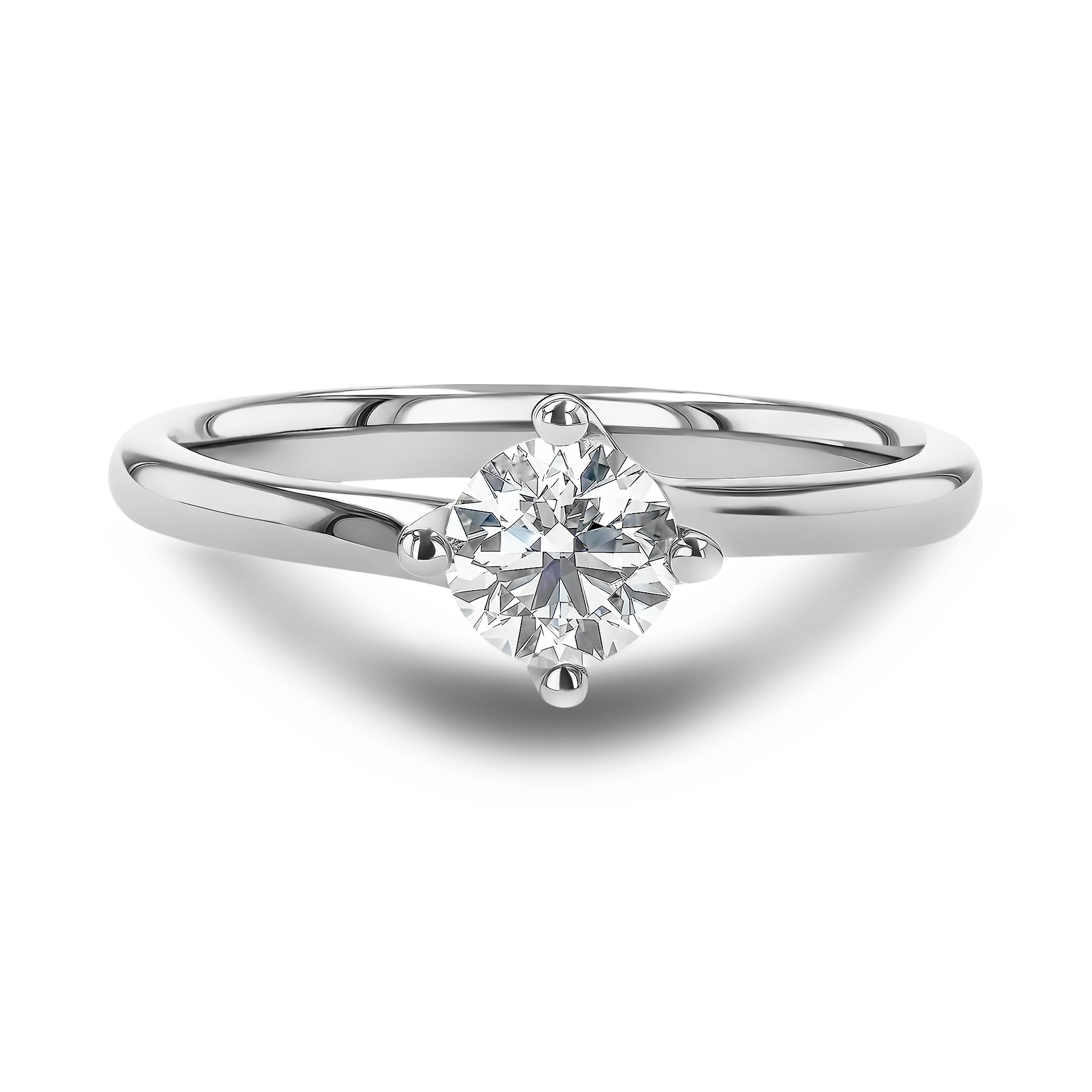 Union 0.50ct Brilliant Cut Diamond Ring Brilliant cut, Claw set_2