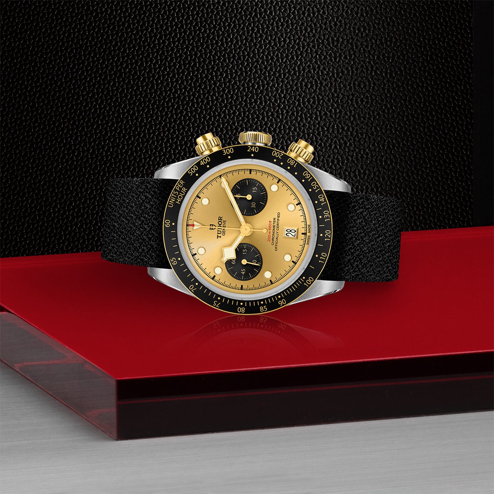 Tudor Black Bay Chrono S&G 41mm, Champagne Dial, Baton Numerals_2