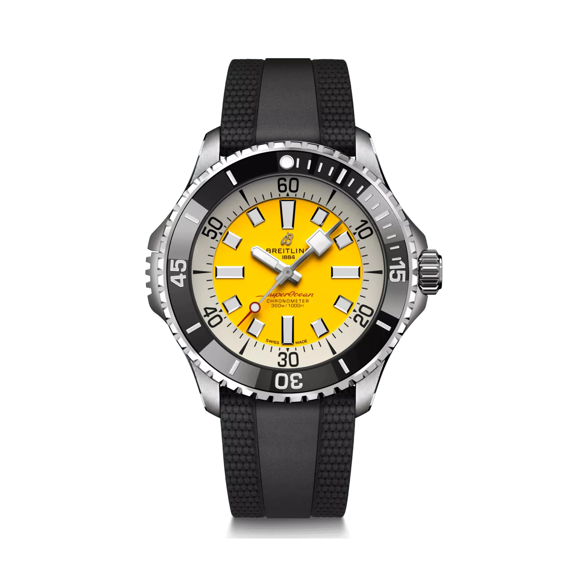 Superocean Automatic 46 46mm, Yellow Dial, Dot Numerals_1