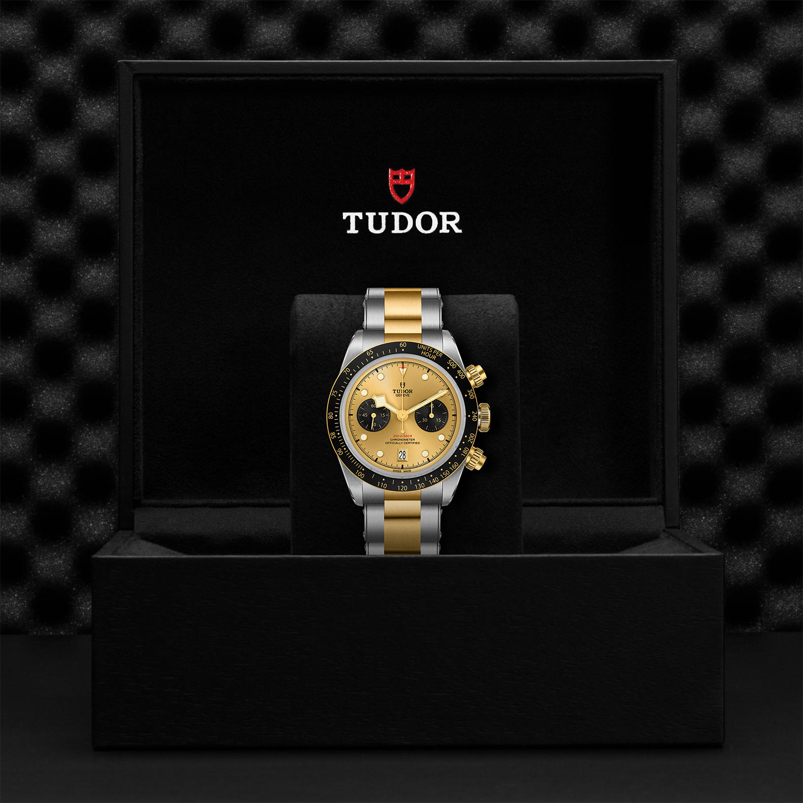 Tudor Black Bay Chrono S&G 41mm, Champagne Dial, Baton Numerals_3