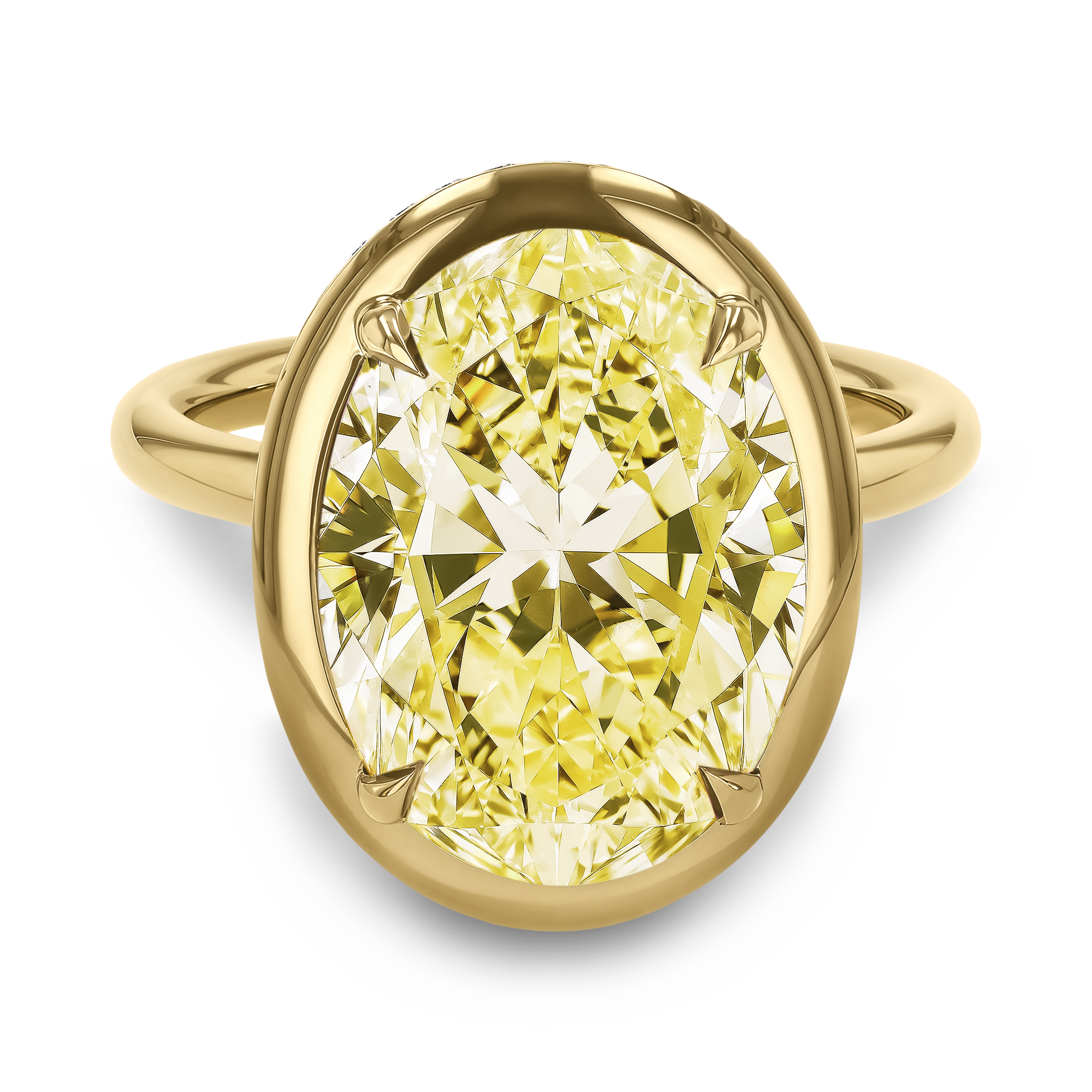 Masterpiece Skimming Stone 10.01ct South African Diamond Ring Oval Cut, Claw Set_2