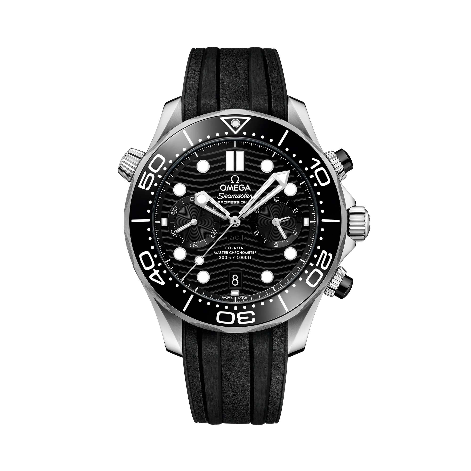 Seamaster Diver 300m 44mm, Black Dial, Baton Numerals_1