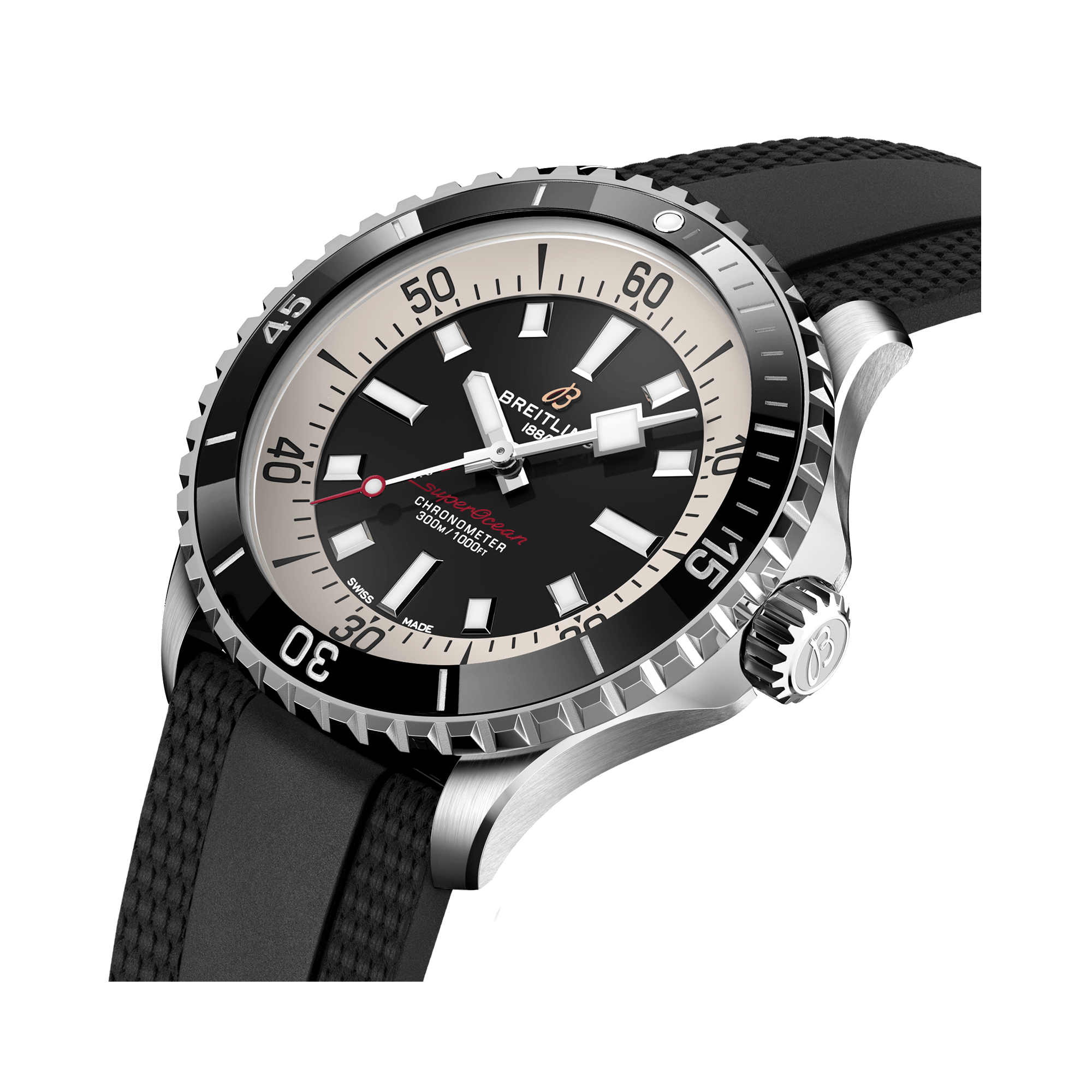 Breitling Superocean Automatic 44 44mm, Black Dial, Arabic & Baton Numerals_3