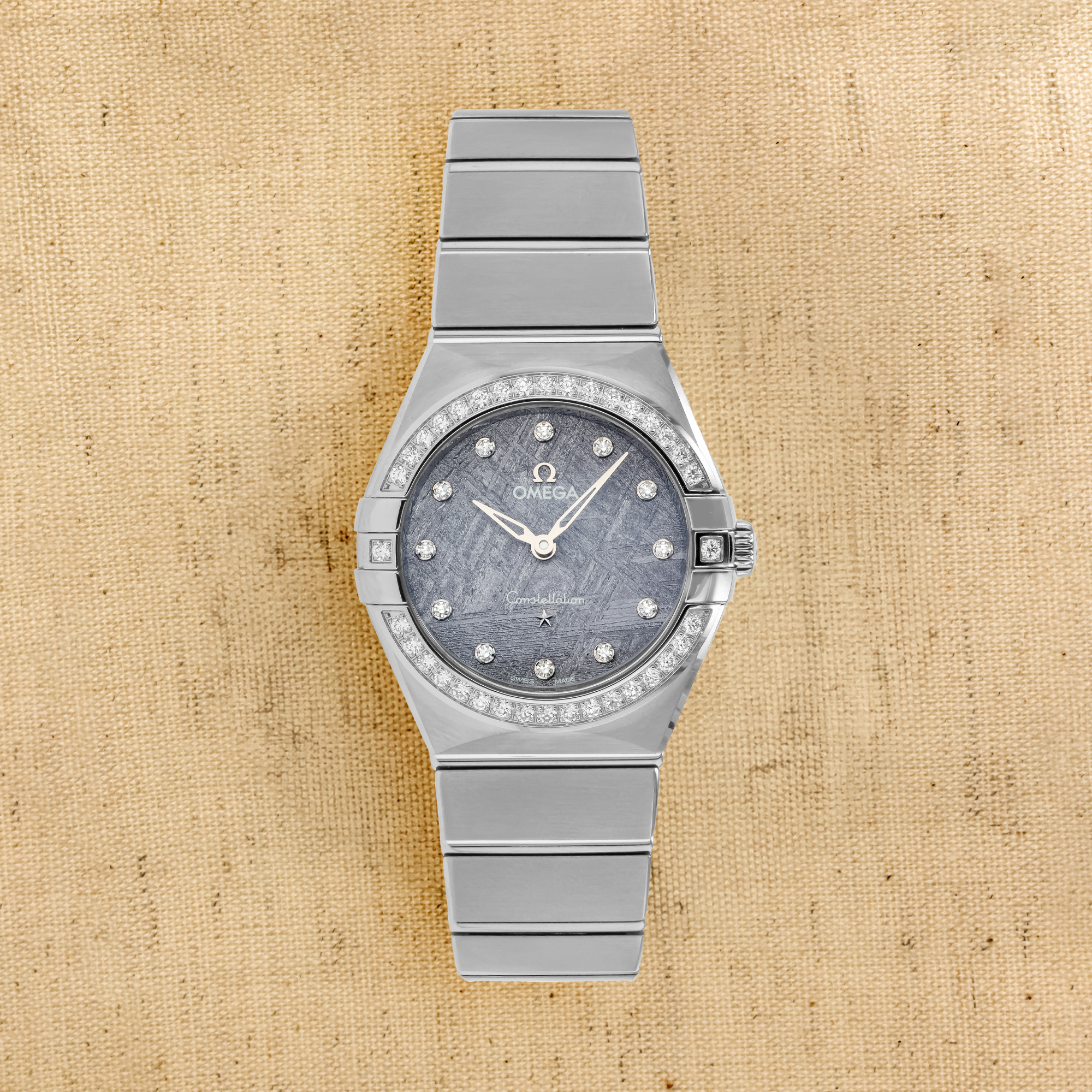 OMEGA Constellation 28mm, Meteorite Dial, Diamond Numerals_1
