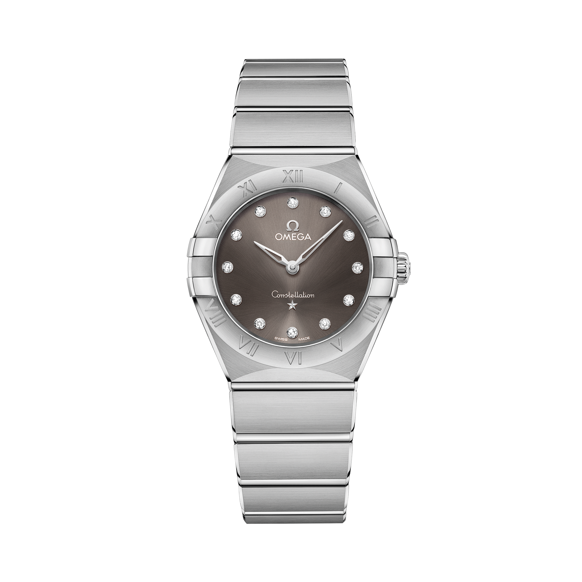 OMEGA Constellation 28mm, Grey Dial, Diamond Numerals_1