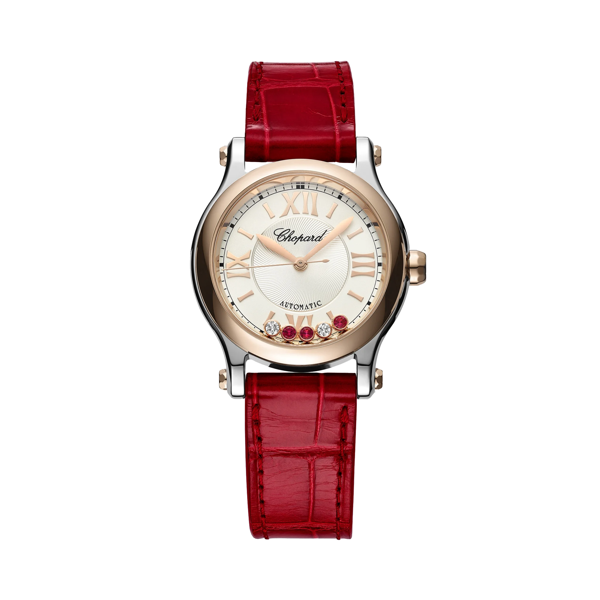 Chopard Happy Sport 36mm, Silver Dial, Baton/Roman Numerals_1