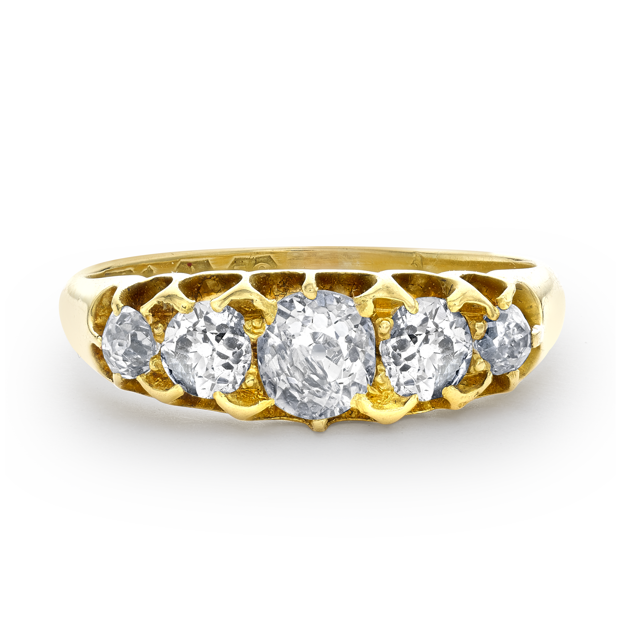 5 Stone Oval Diamond Eternity Ring - 22 For Sale on 1stDibs | 5 stone  eternity ring, 5 stone diamond eternity ring, 5 stone eternity ring meaning