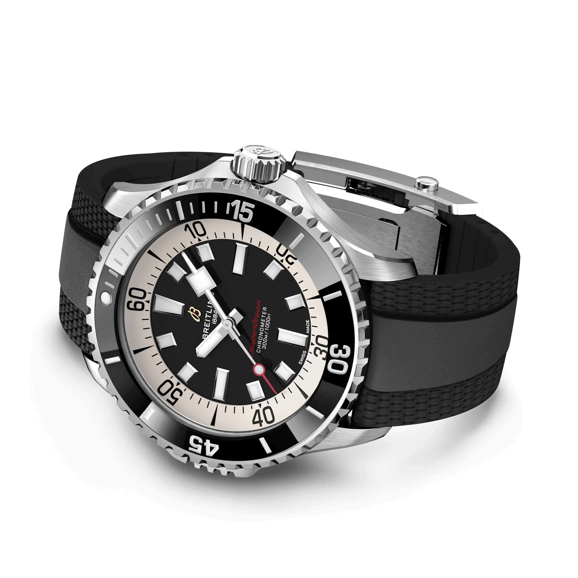 Breitling Superocean Automatic 46 46mm, Black Dial, Arabic & Baton Numerals_4