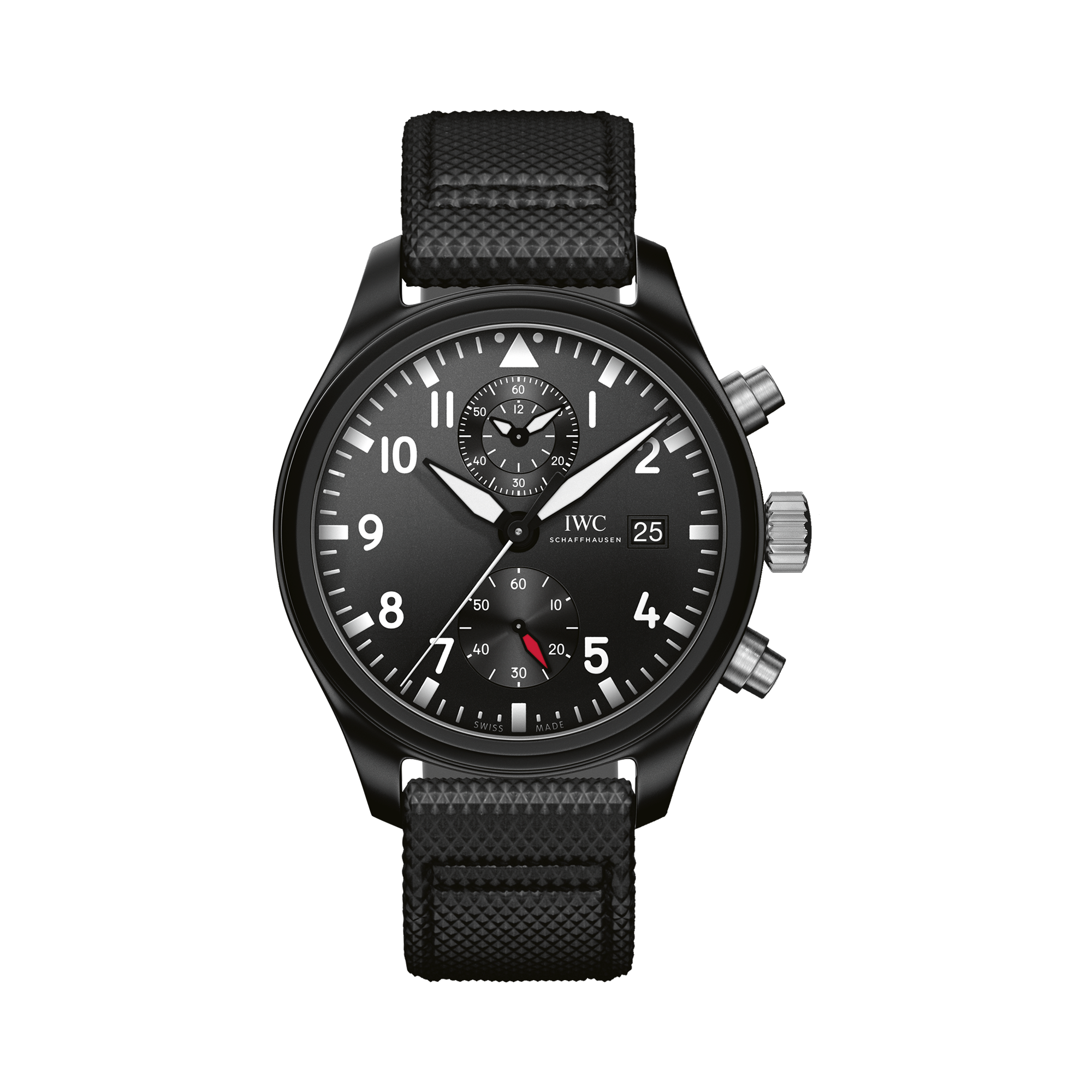 IWC Pilot's Top Gun Chronograph 44mm, Black Dial, Arabic Numerals_1