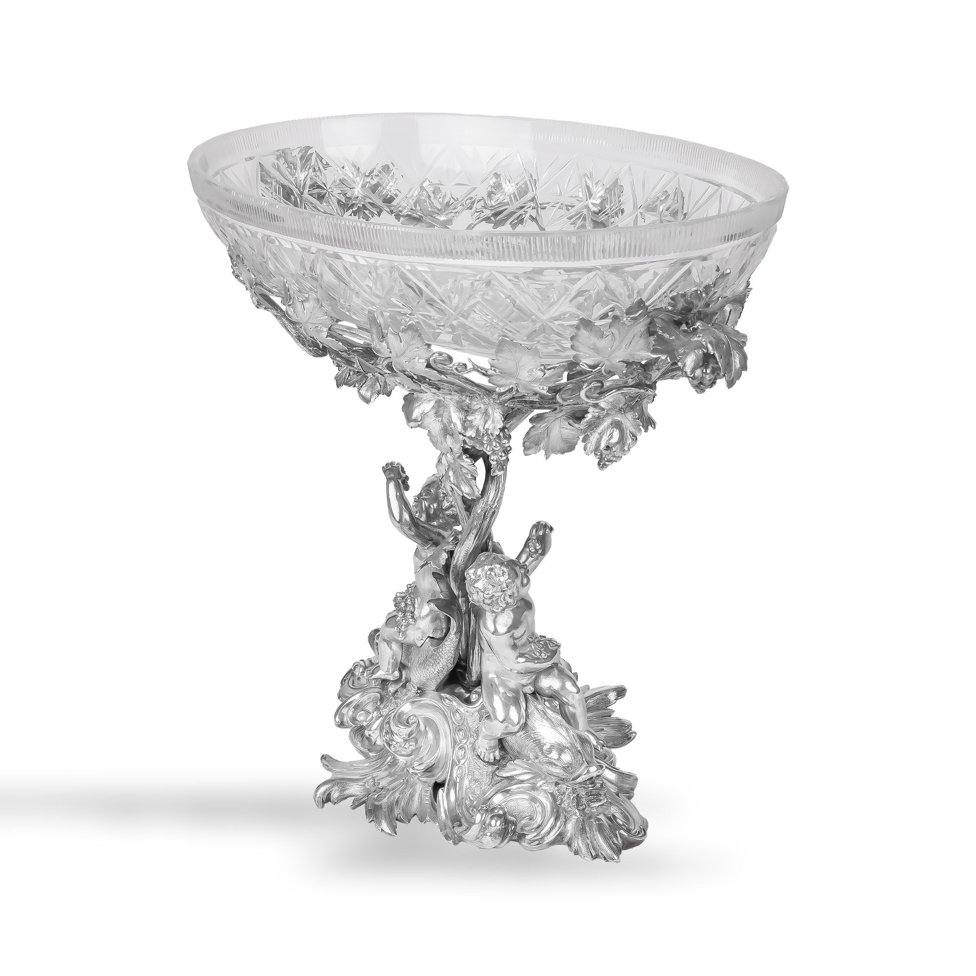 Silver Victorian Table Centrepiece Hallmarked London_2