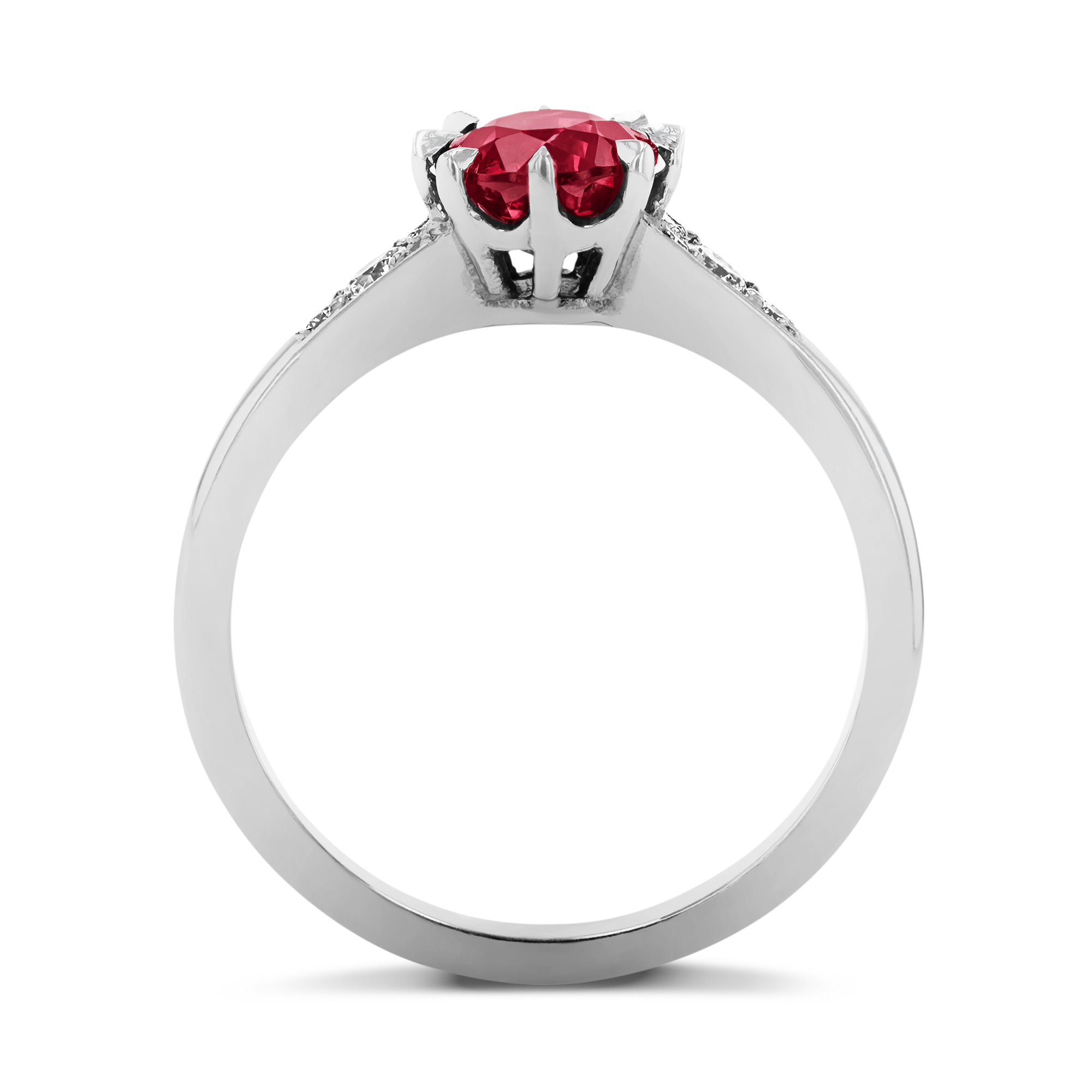 Antrobus 1.29ct Ruby Solitaire Ring Brilliant cut, Claw set_3