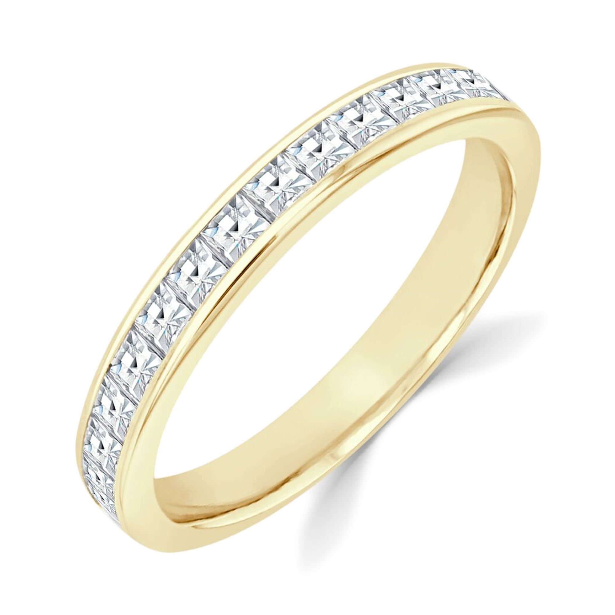 French Cut Diamond Eternity Ring French Cut, Eternity, Channel Set_1