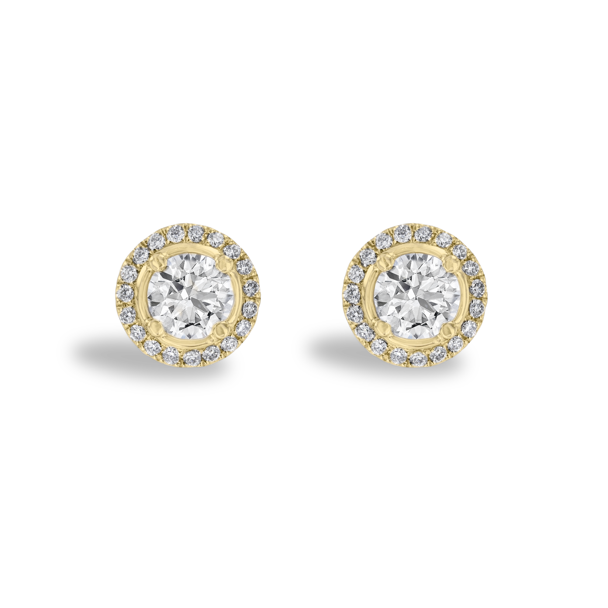 Celestial 0.50ct Diamond Cluster Earrings Brilliant cut, Claw set_1