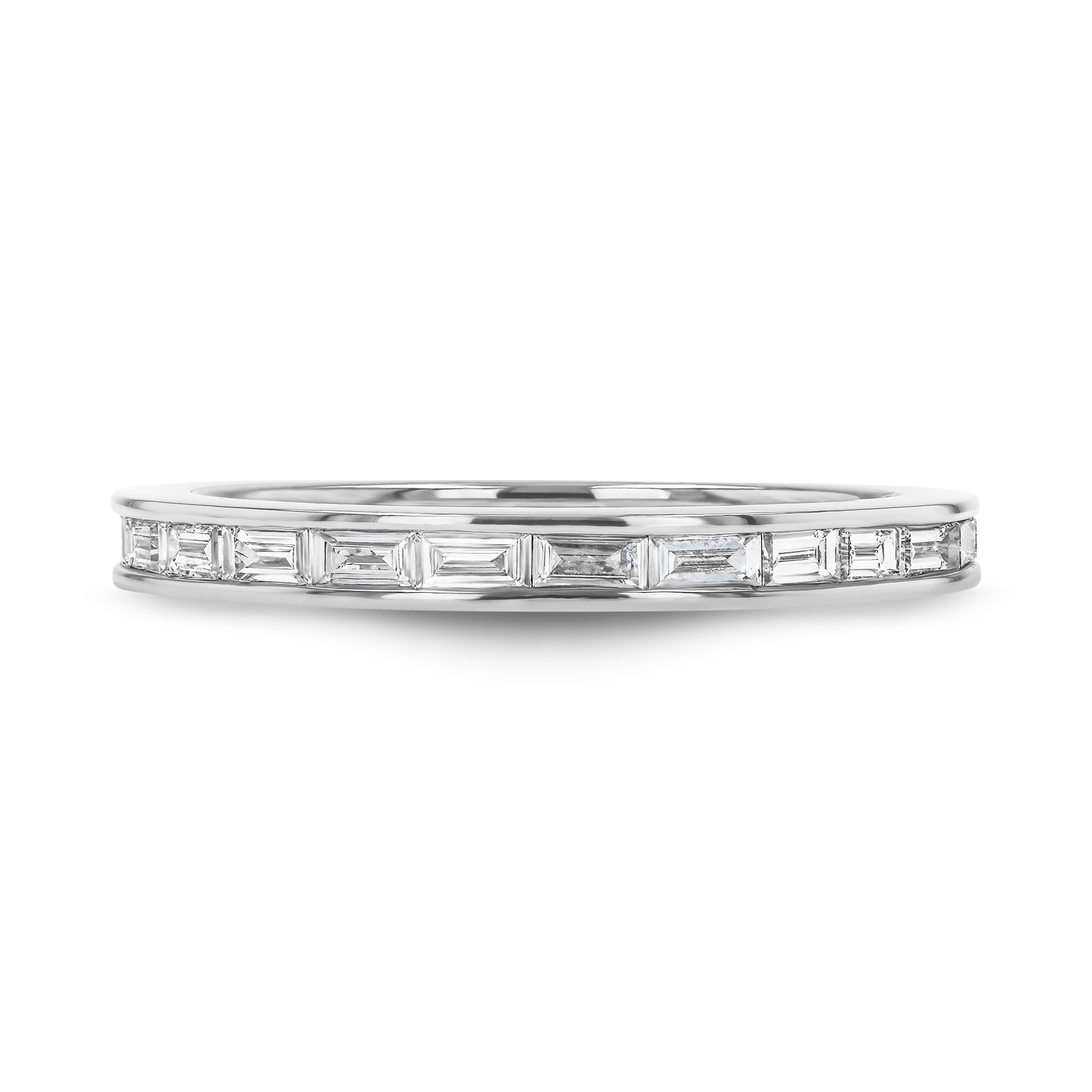 Baguette Cut 0.86ct Diamond Full Eternity Ring Baguette Cut, Channel Set_2