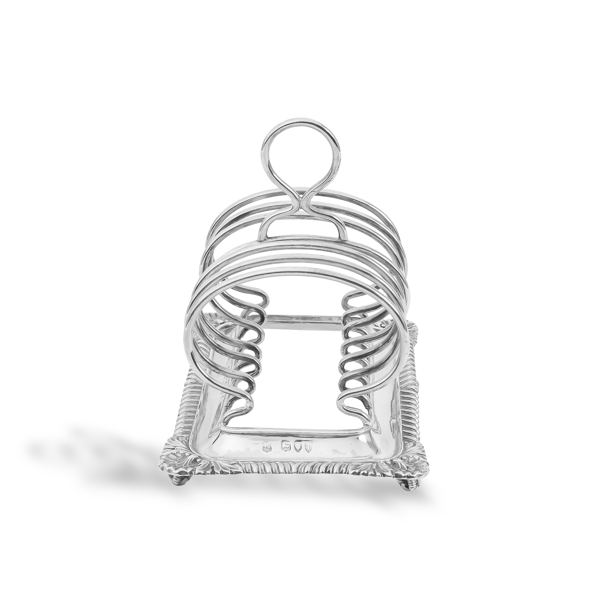 Silver Toast Rack on Feet _2