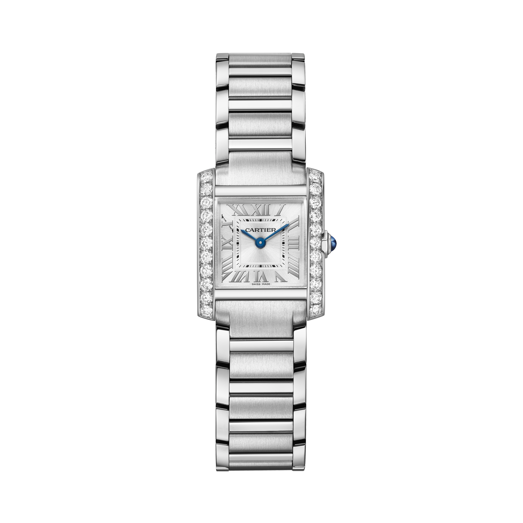 Cartier Tank Française 21.2mm, Silver Dial, Roman Numerals_1