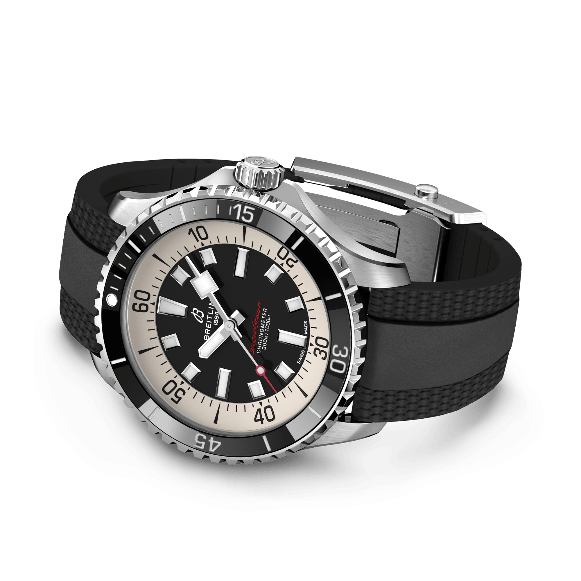 Breitling Superocean Automatic 44 44mm, Black Dial, Arabic & Baton Numerals_4