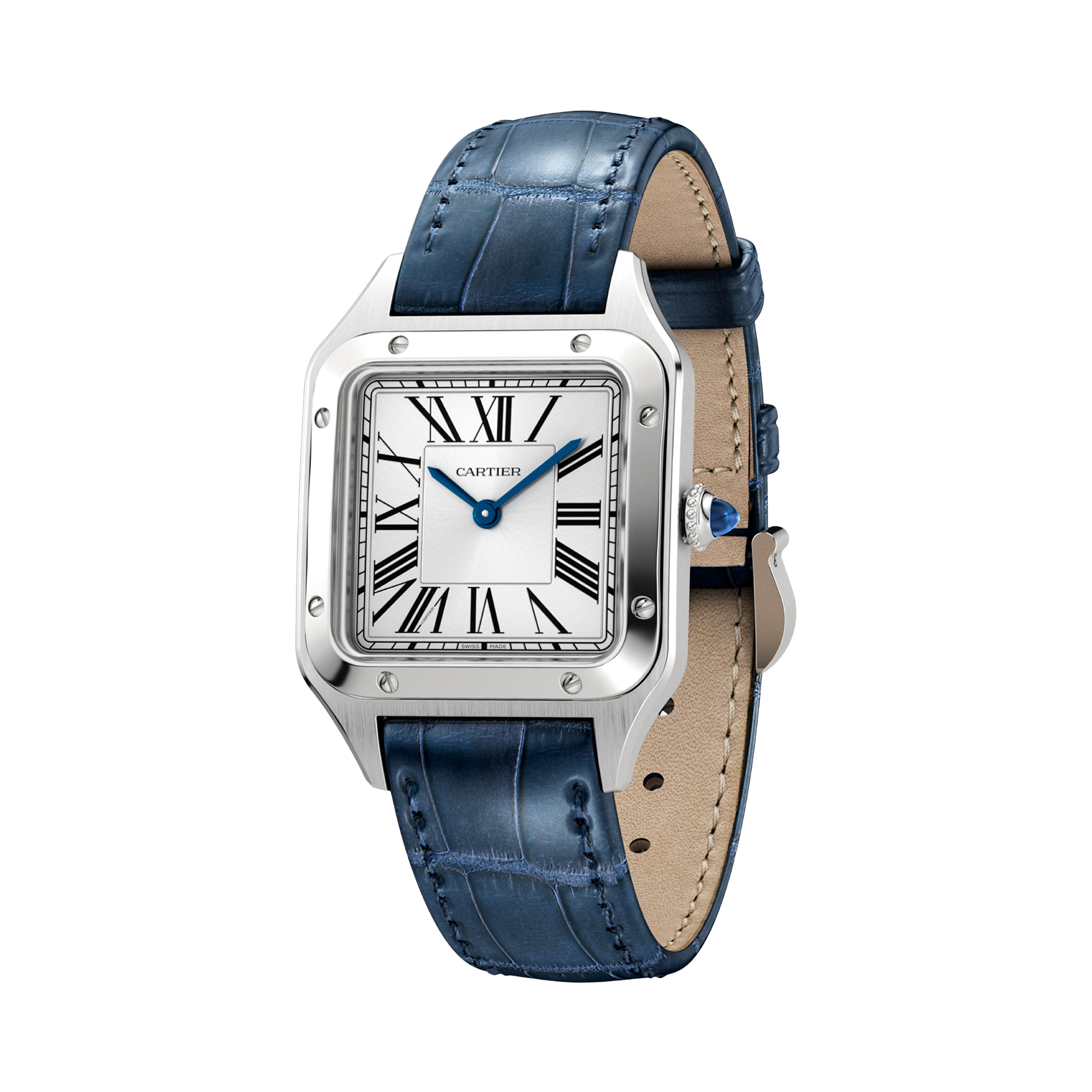 Cartier Santos-Dumont Small, Silver Dial, Roman Numerals_2