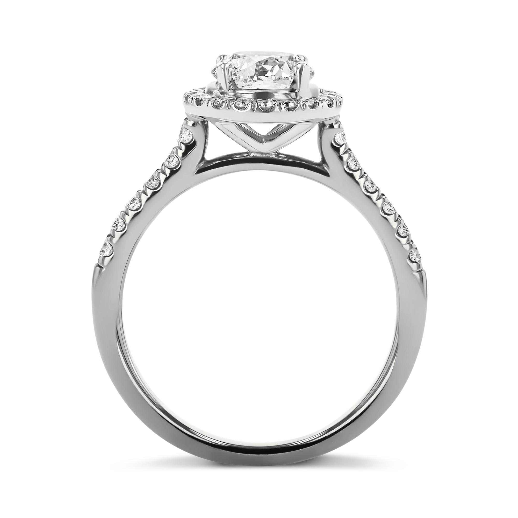 Celestial 1.01ct Diamond Cluster Ring Brilliant cut, Claw set_3