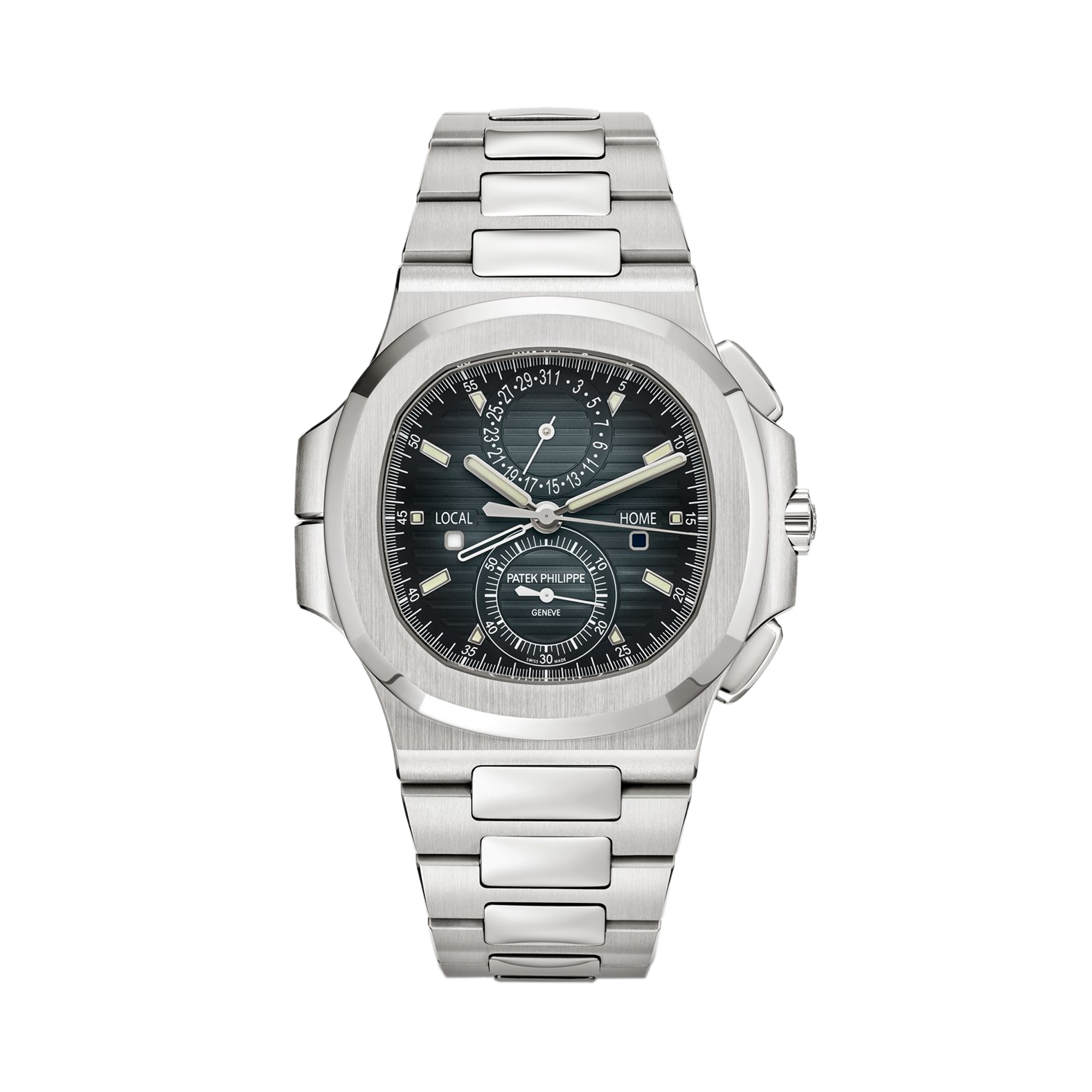 Patek Philippe Nautilus 40.5mm, Blue Dial, Baton Numerals_1