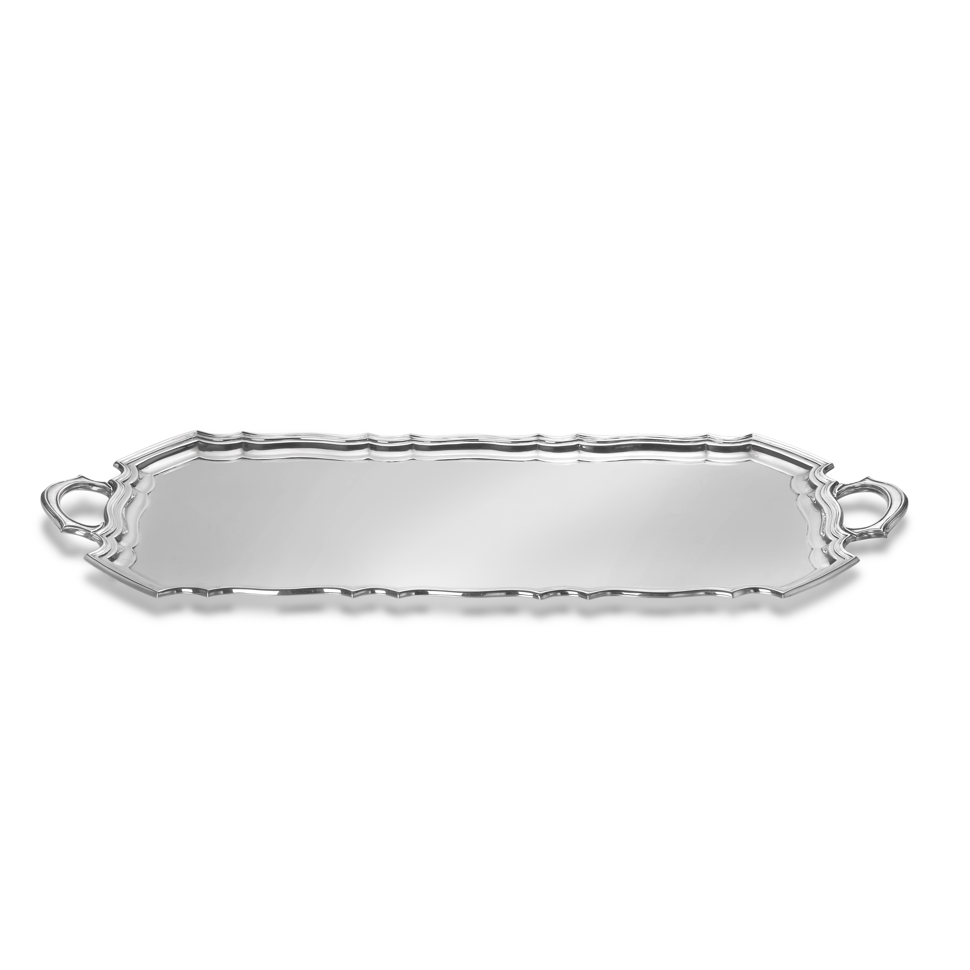 Silver Elizabeth II Oblong Tray Hallmarked Sheffield_1